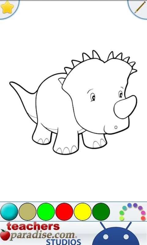 Dinosaurs Coloring Book | Indus Appstore | Screenshot