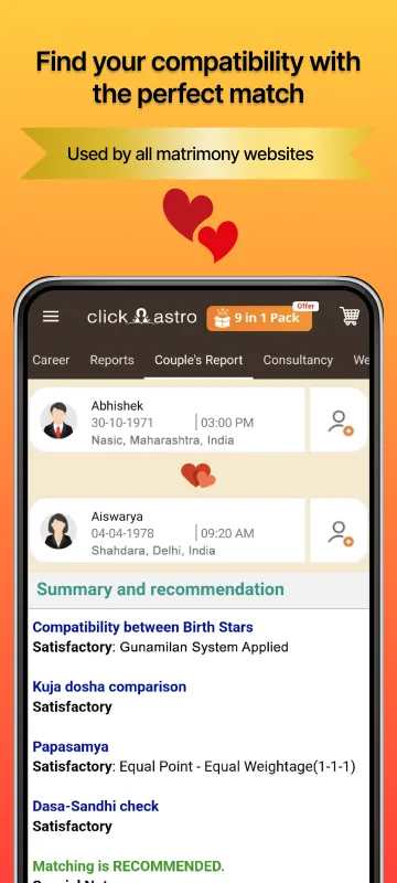 Clickastro Kundli : Astrology | Indus Appstore | Screenshot