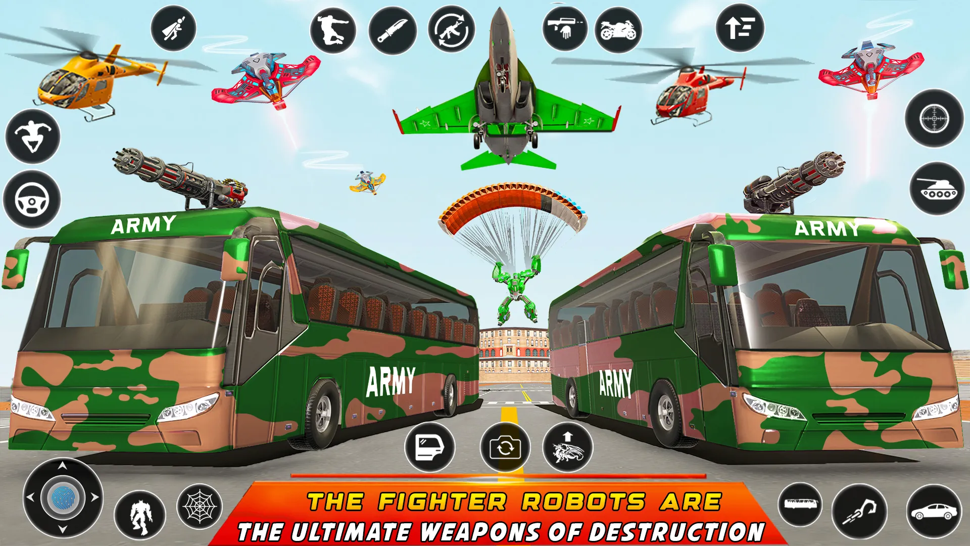 Army Bus Robot Car Game 3d | Indus Appstore | Screenshot