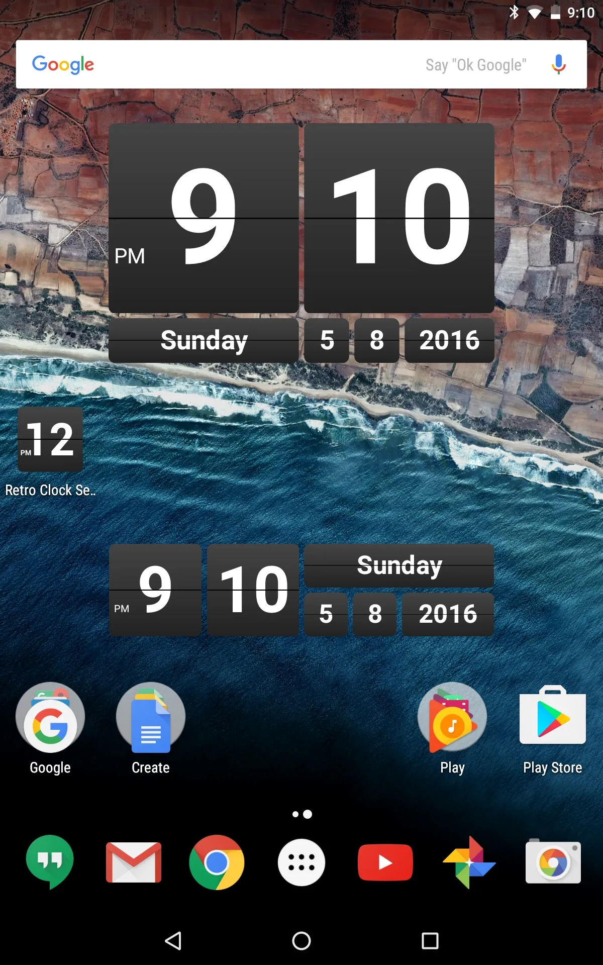 Retro Clock Widget | Indus Appstore | Screenshot