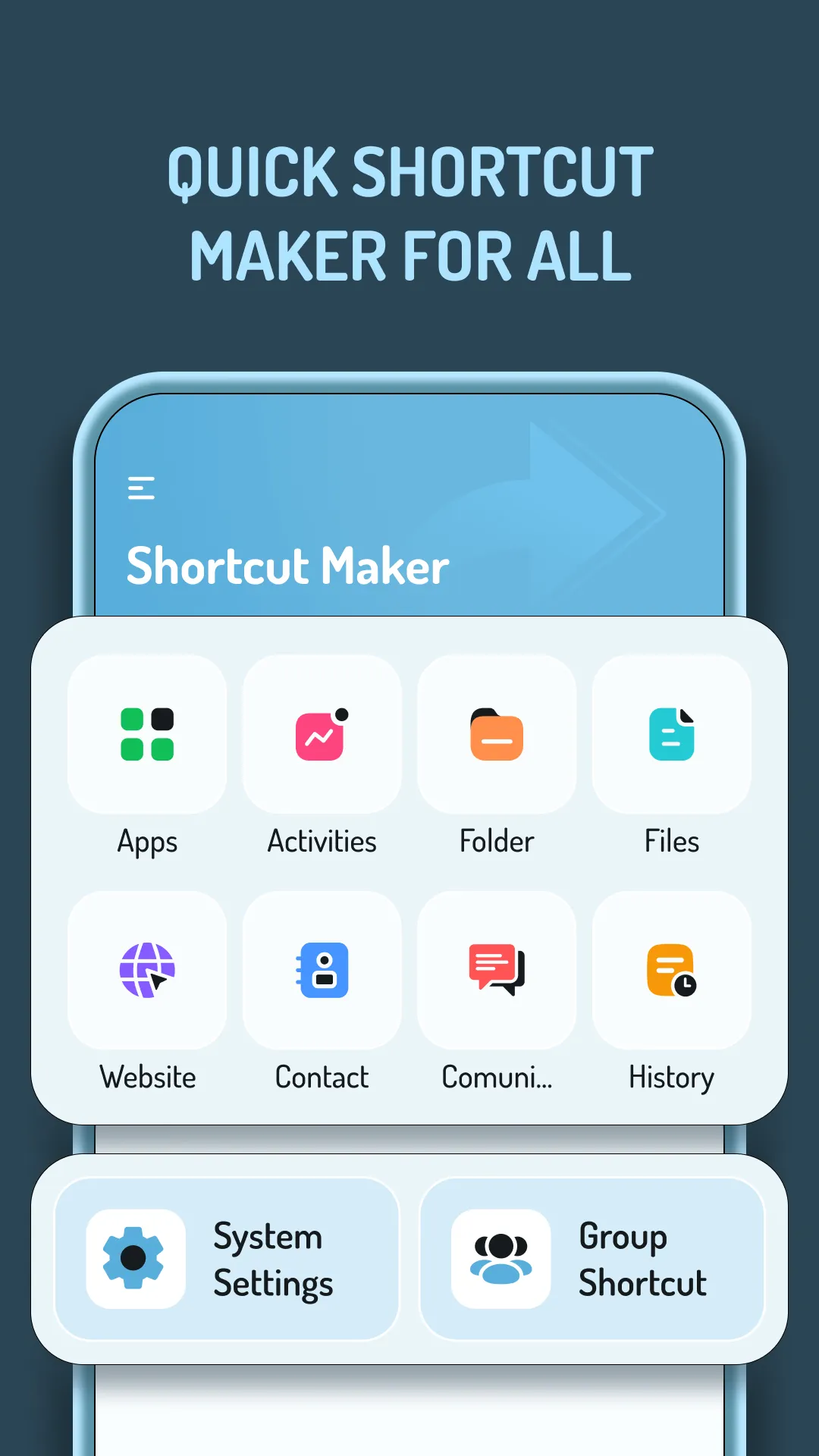 Mobile Shortcut Maker for All | Indus Appstore | Screenshot
