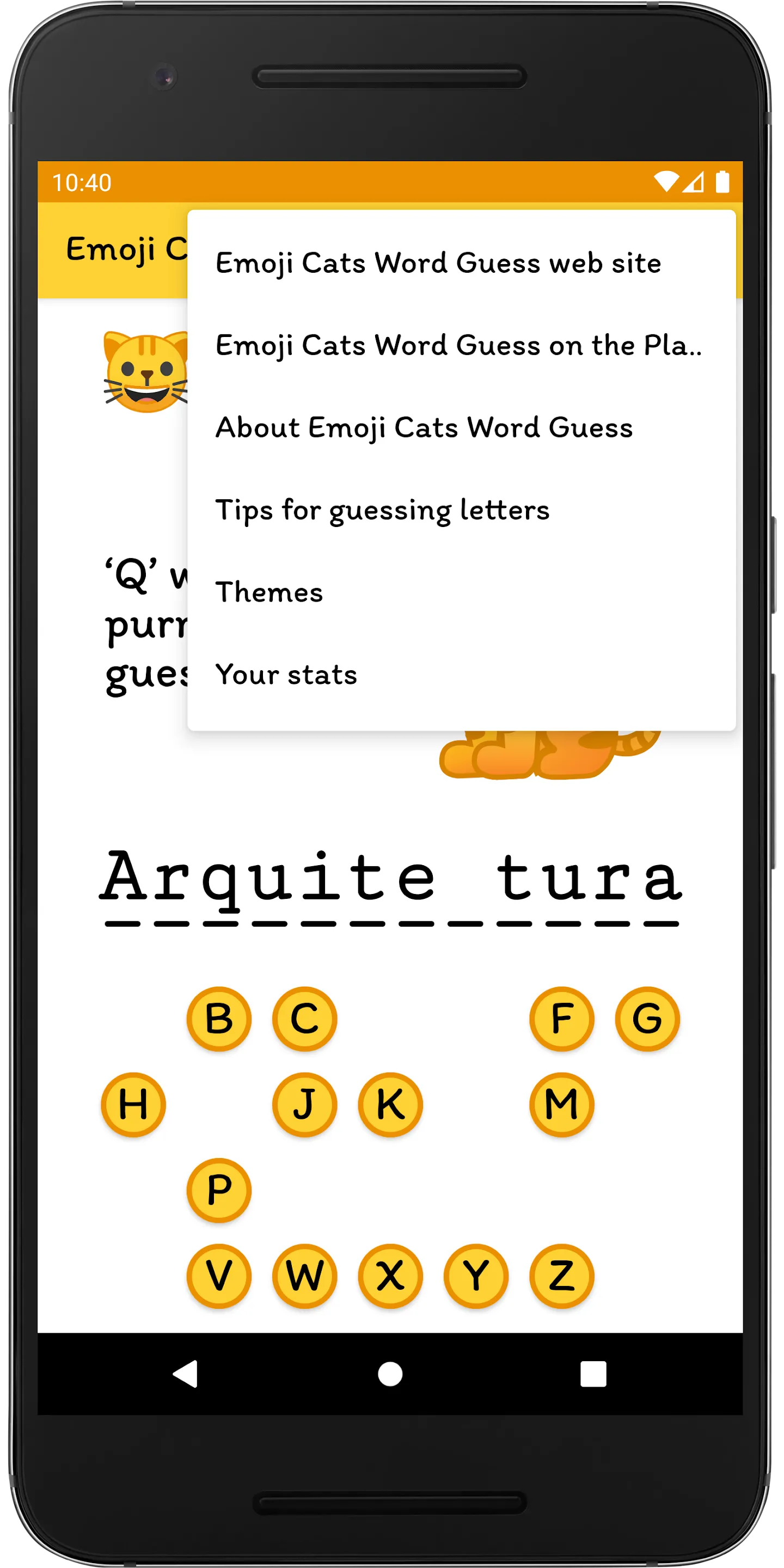 Emoji Cats Word Guess | Indus Appstore | Screenshot