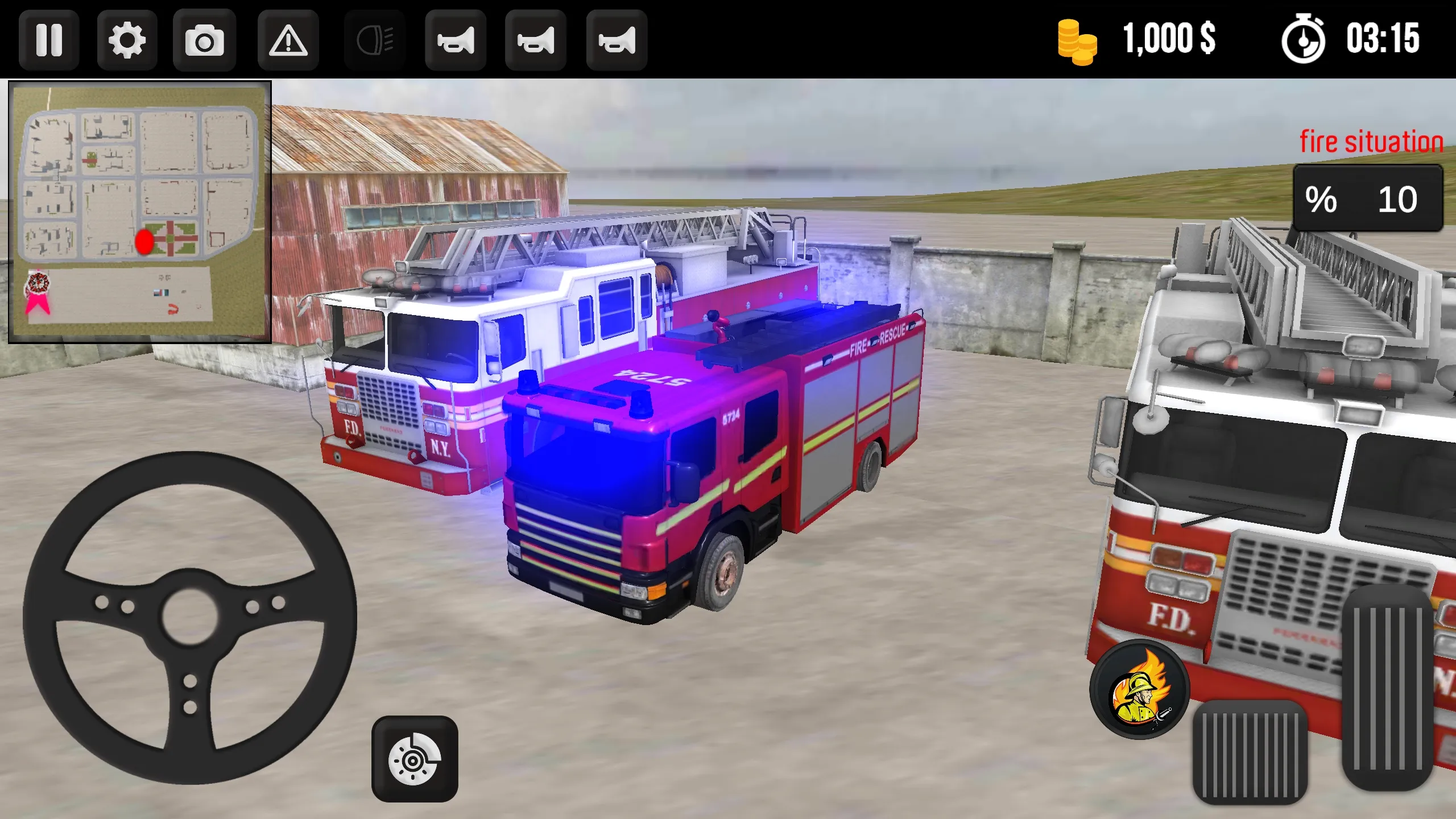 Fire Truck Simulator | Indus Appstore | Screenshot