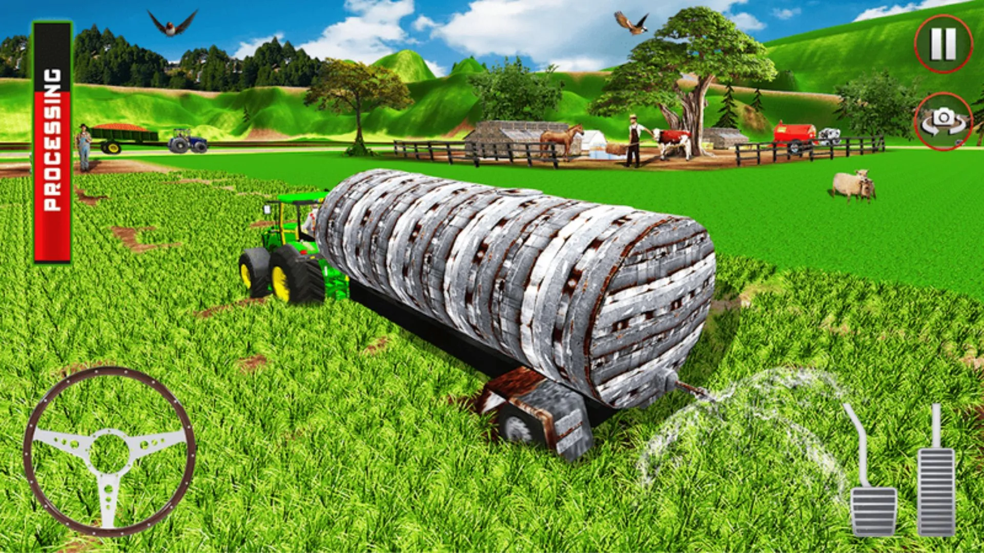 Village Tractor Farming 3D | Indus Appstore | Screenshot