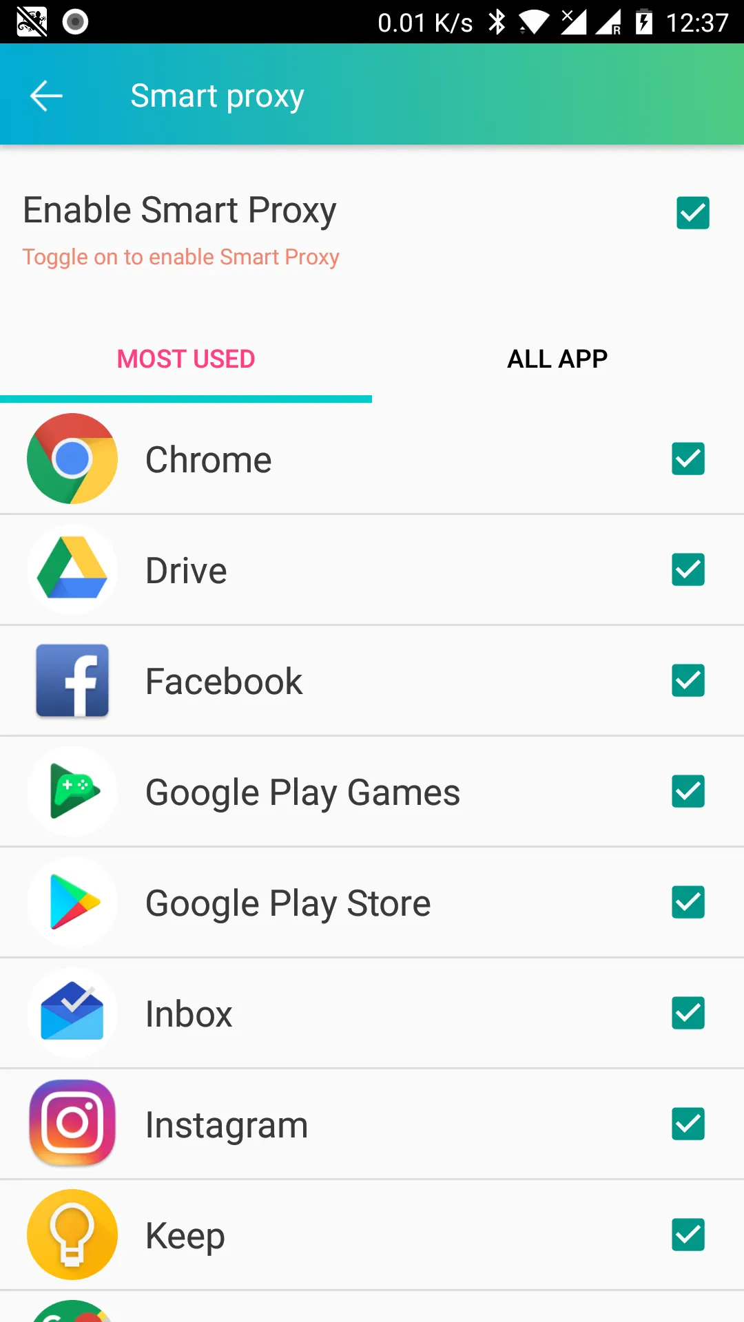 GeckoVPN Unlimited Proxy VPN | Indus Appstore | Screenshot