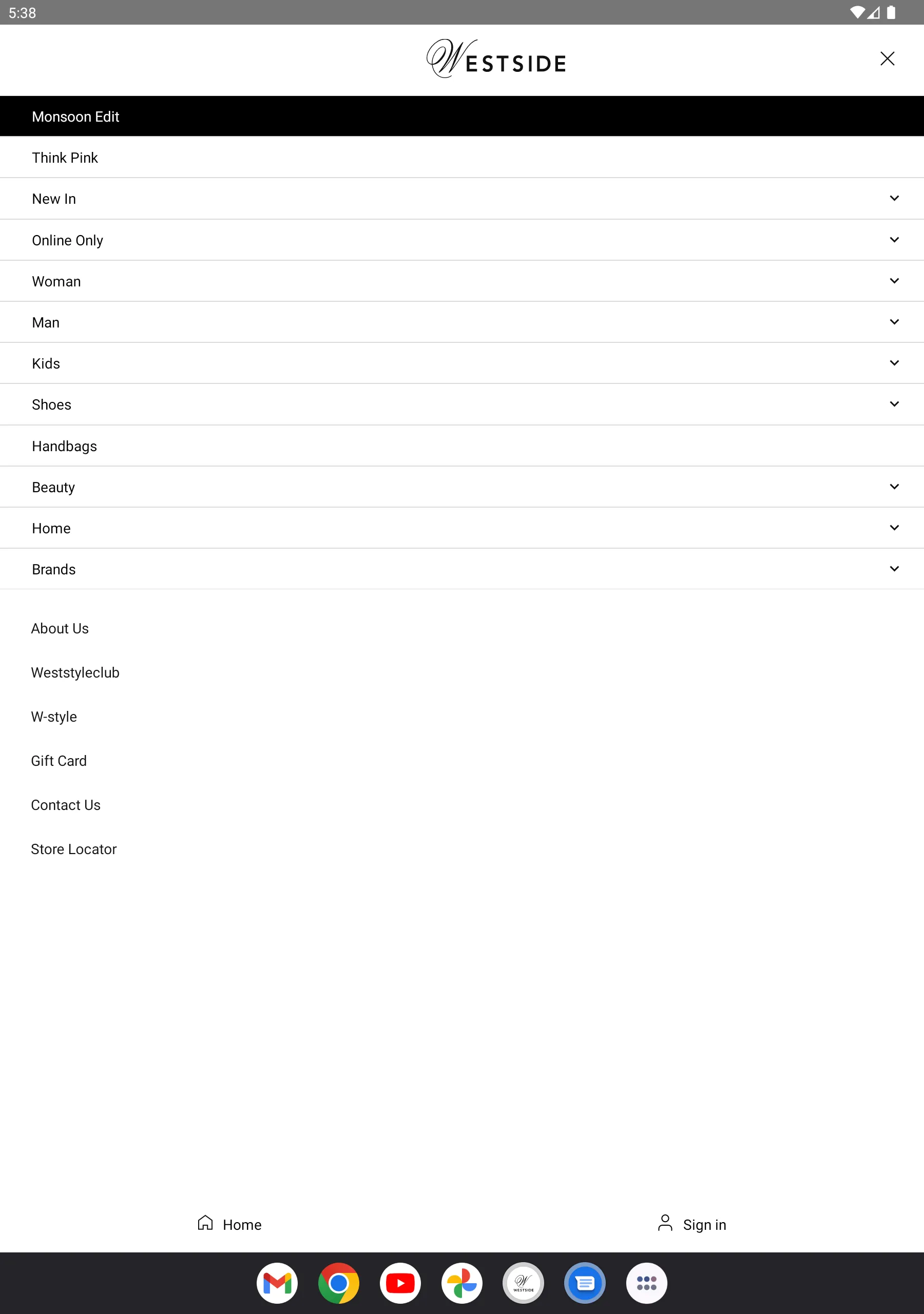 Westside | Indus Appstore | Screenshot