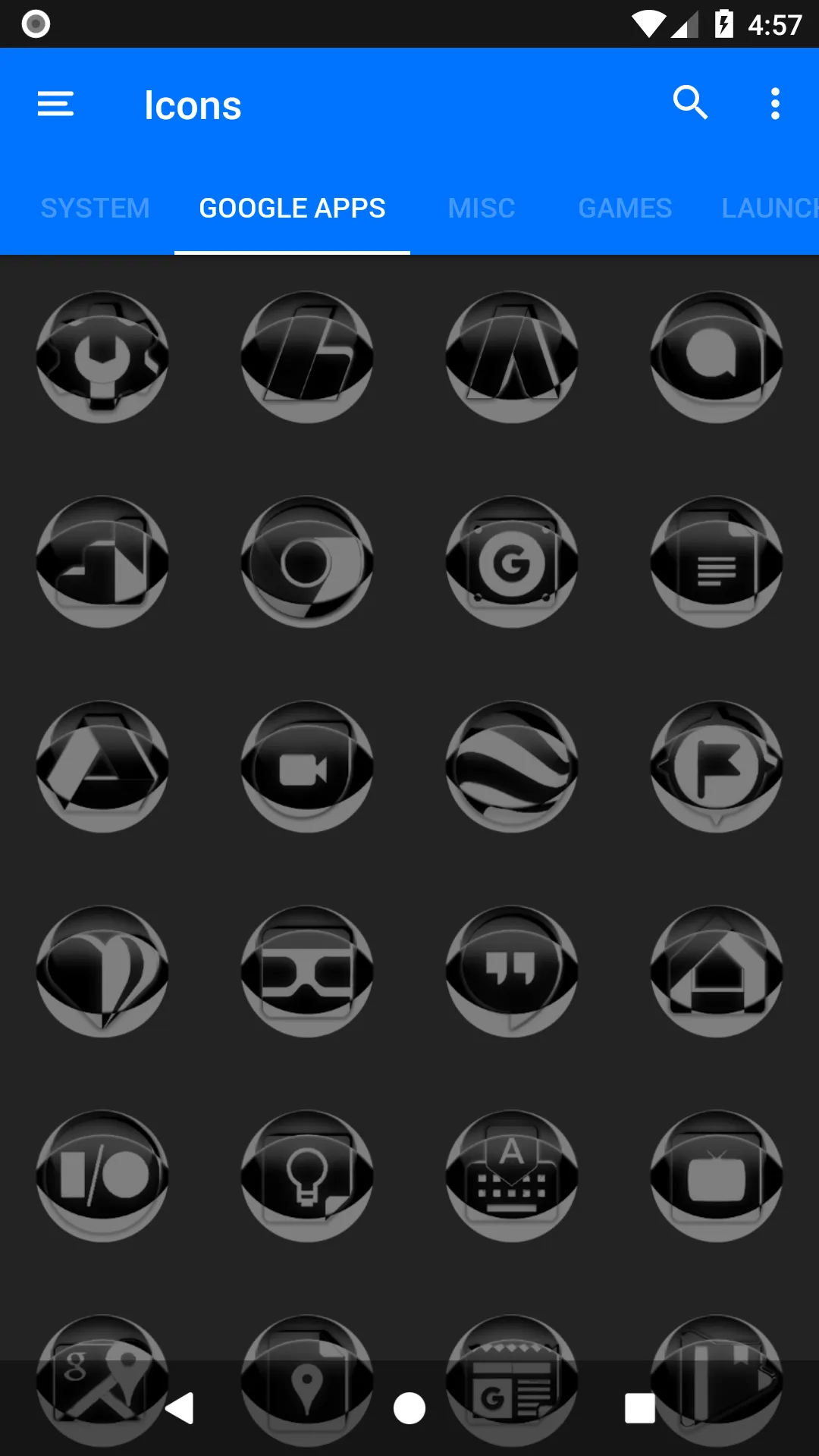 Grey Icon Pack Style 2 | Indus Appstore | Screenshot