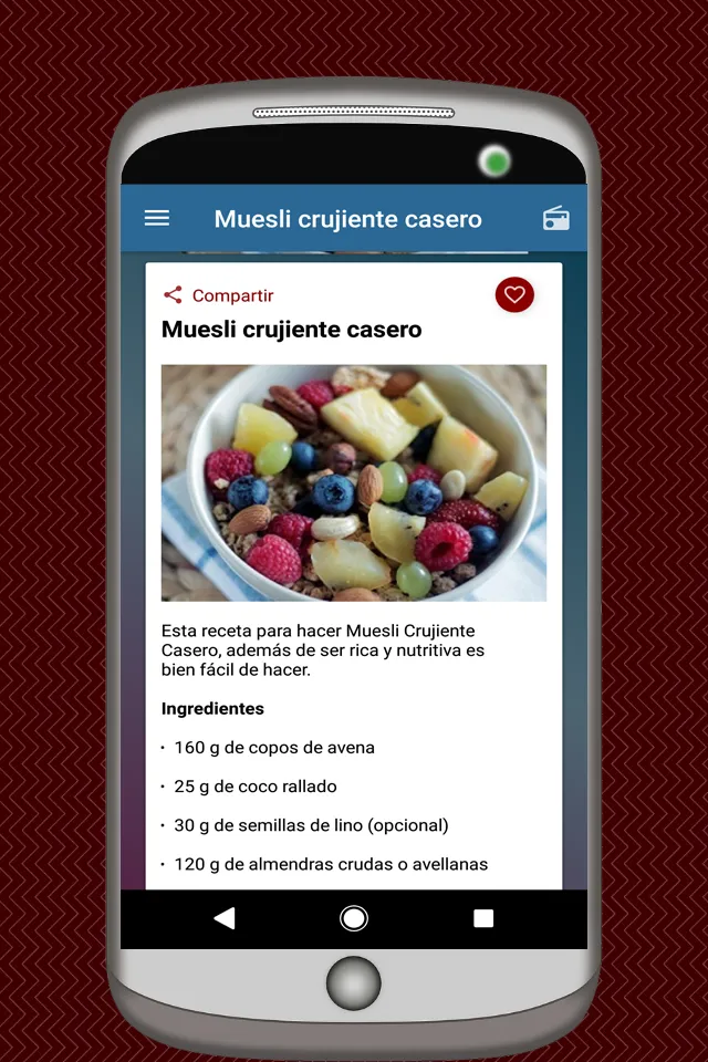 Recetas Ricas y Saludables | Indus Appstore | Screenshot