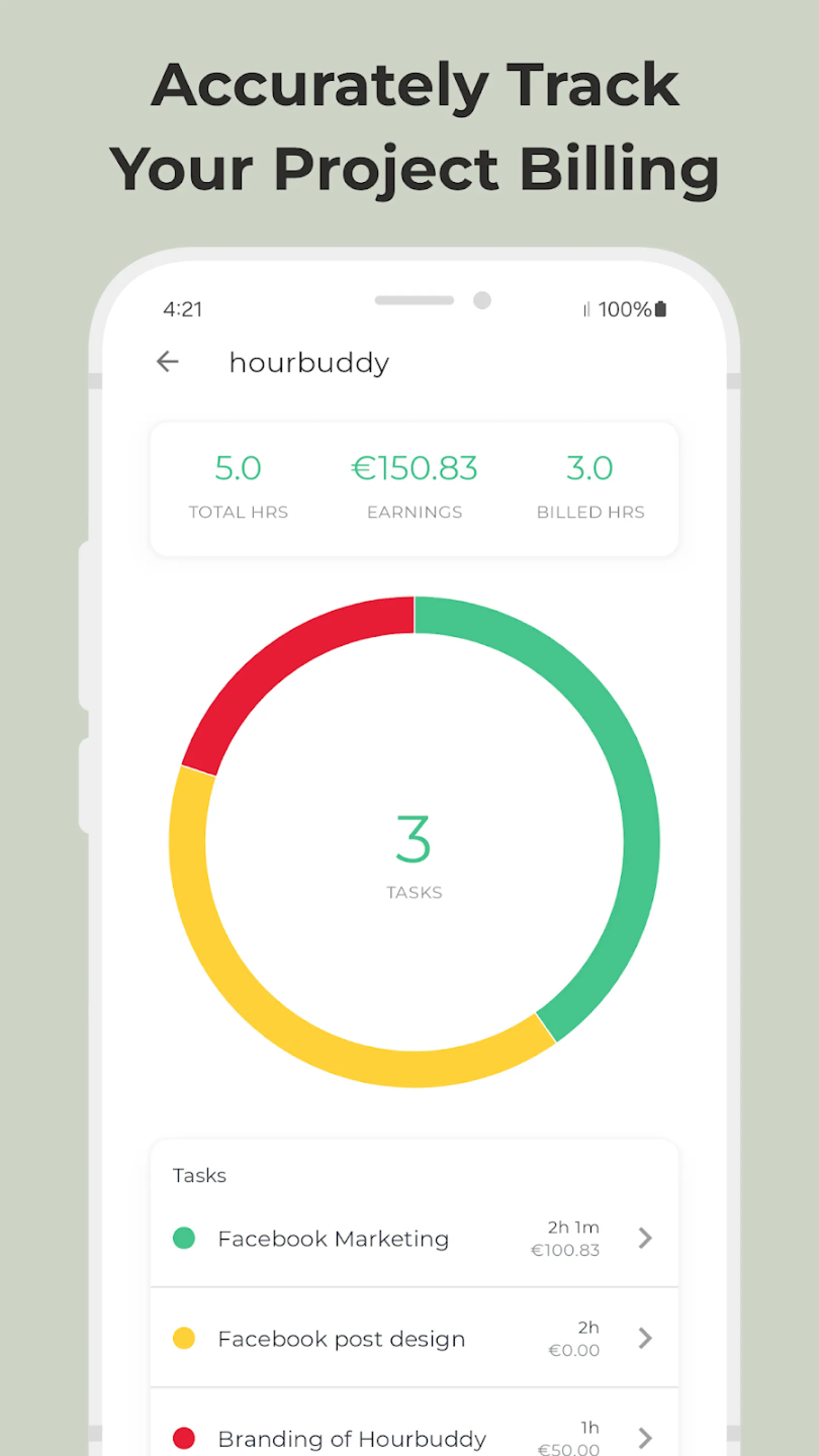 Hour Buddy: Work Time Tracking | Indus Appstore | Screenshot