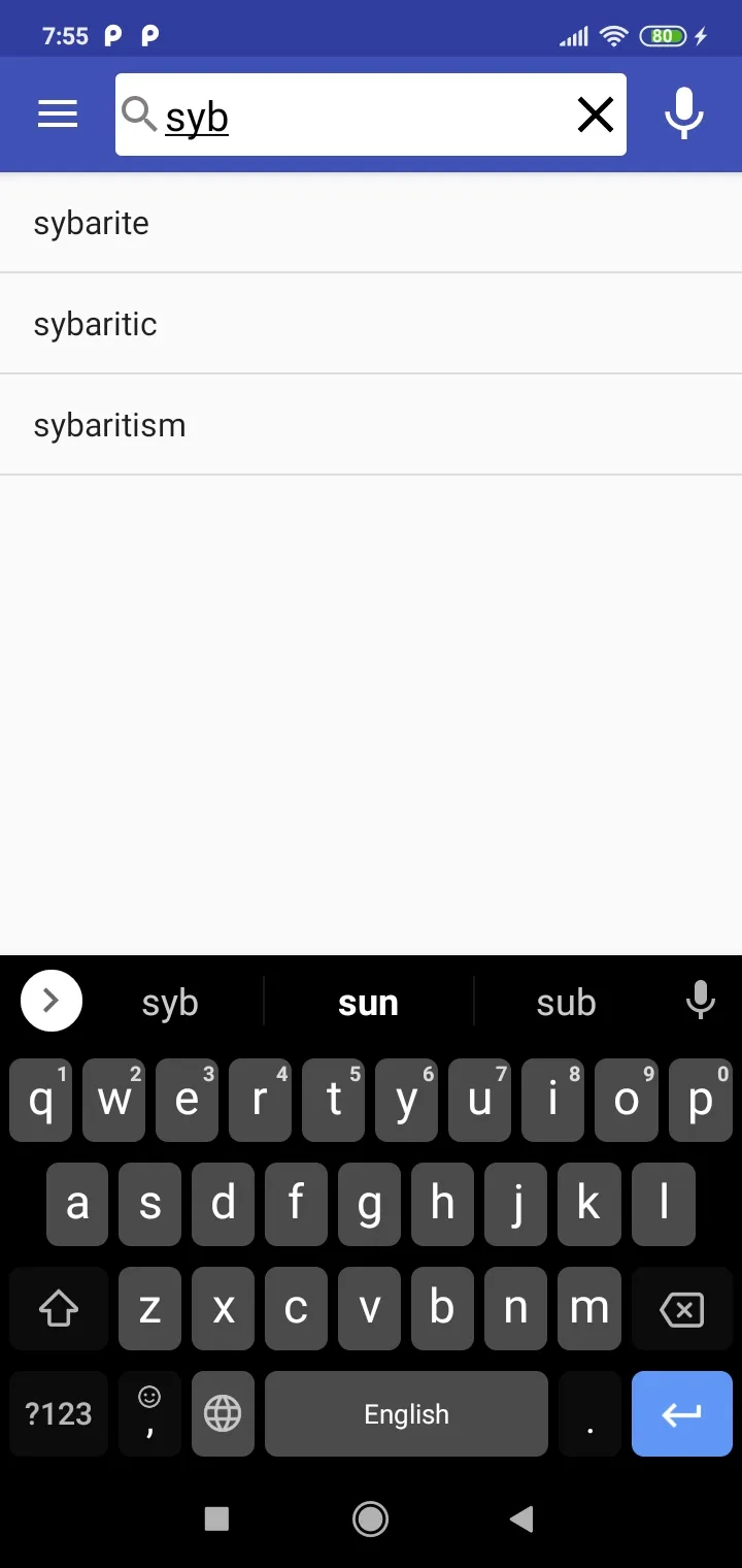 Synonyms Antonyms | Indus Appstore | Screenshot