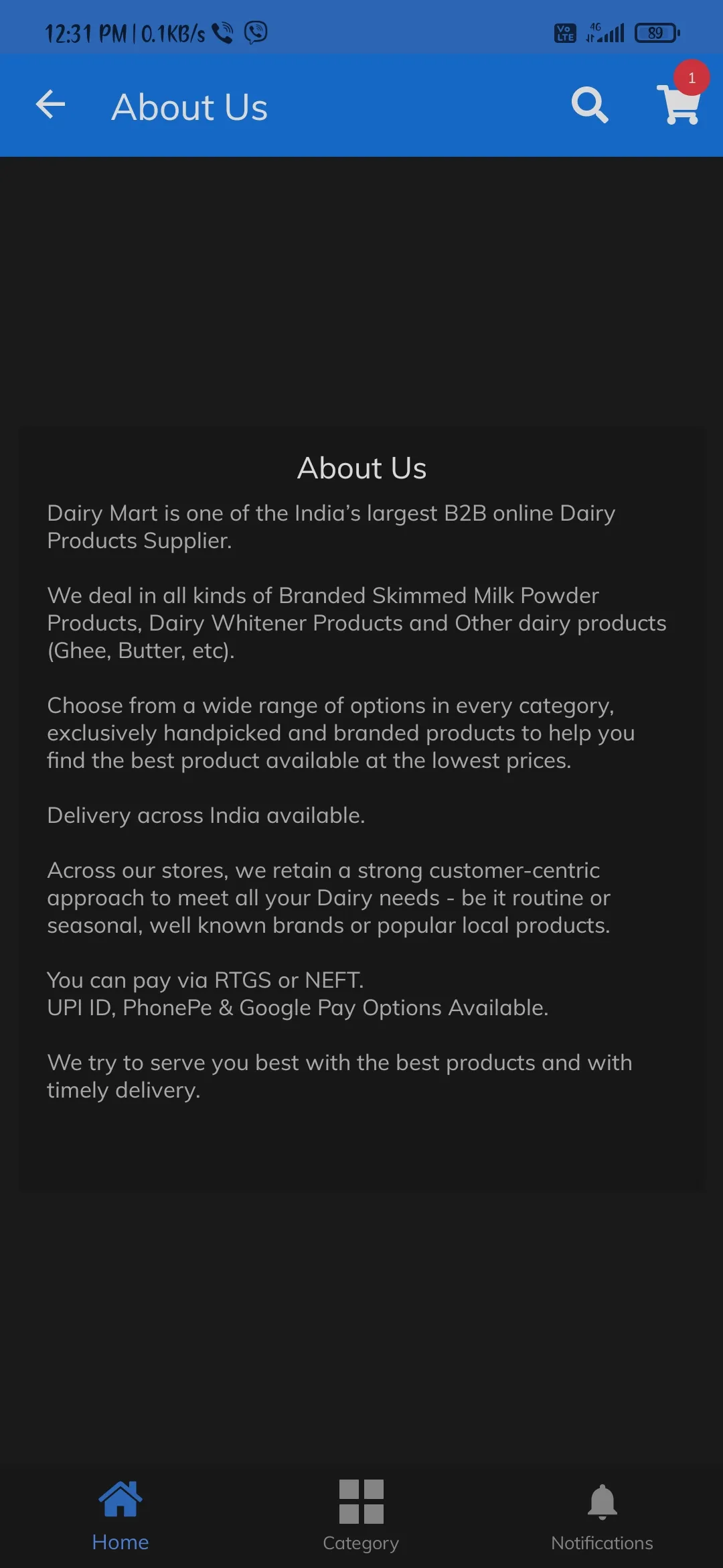 DairyMart | Indus Appstore | Screenshot