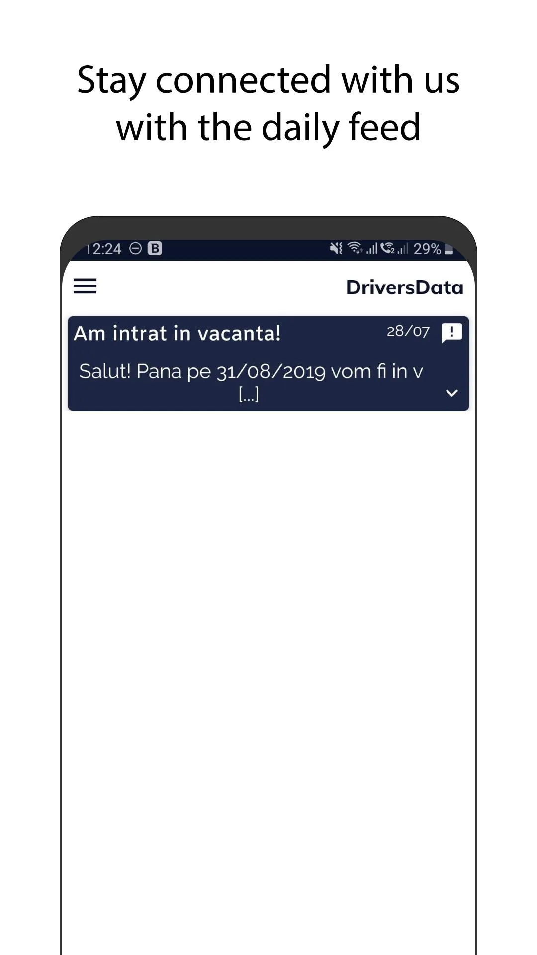 Drivers Data: Virtual logbook | Indus Appstore | Screenshot