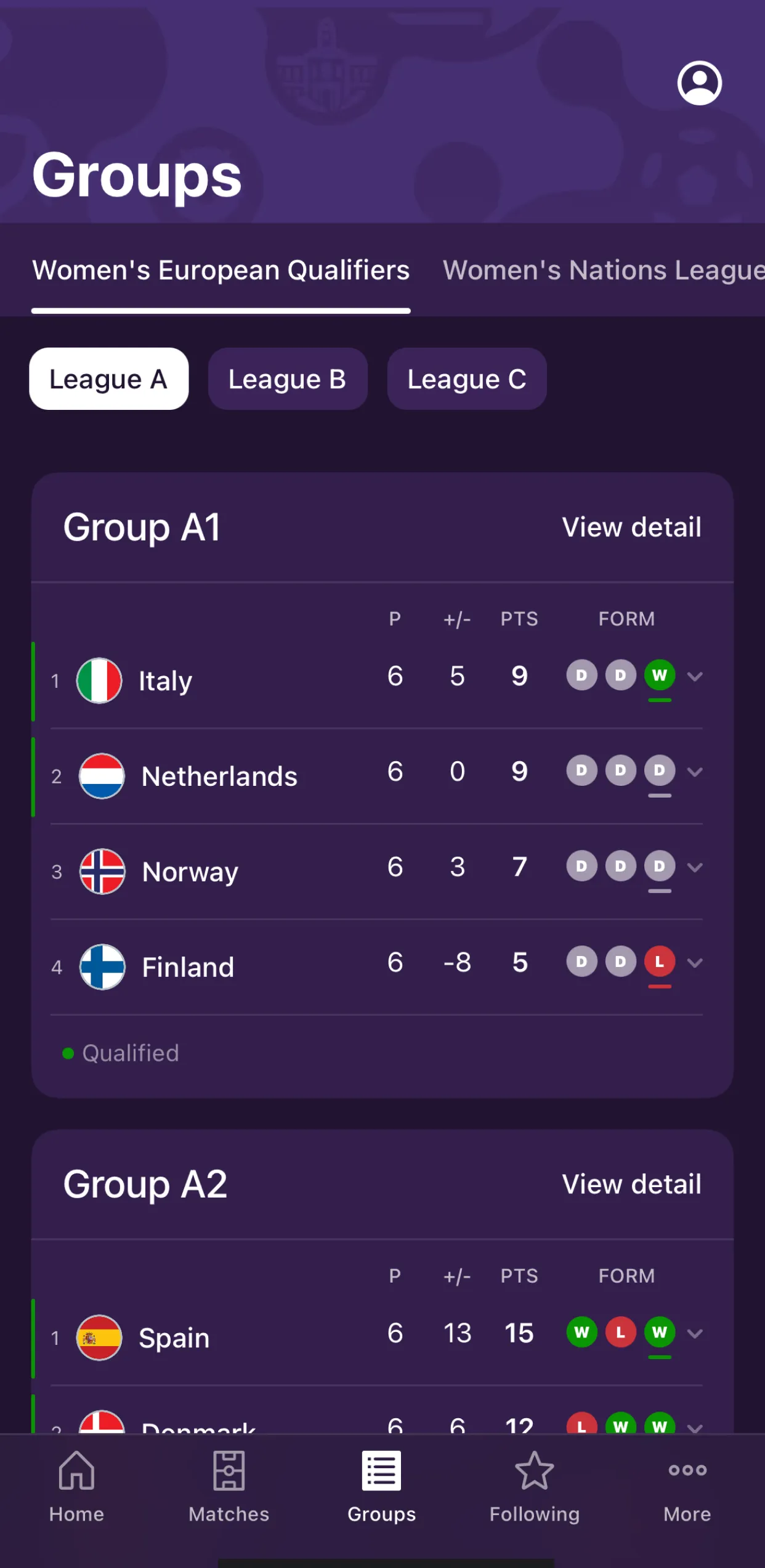 Nations League & Women's EURO | Indus Appstore | Screenshot