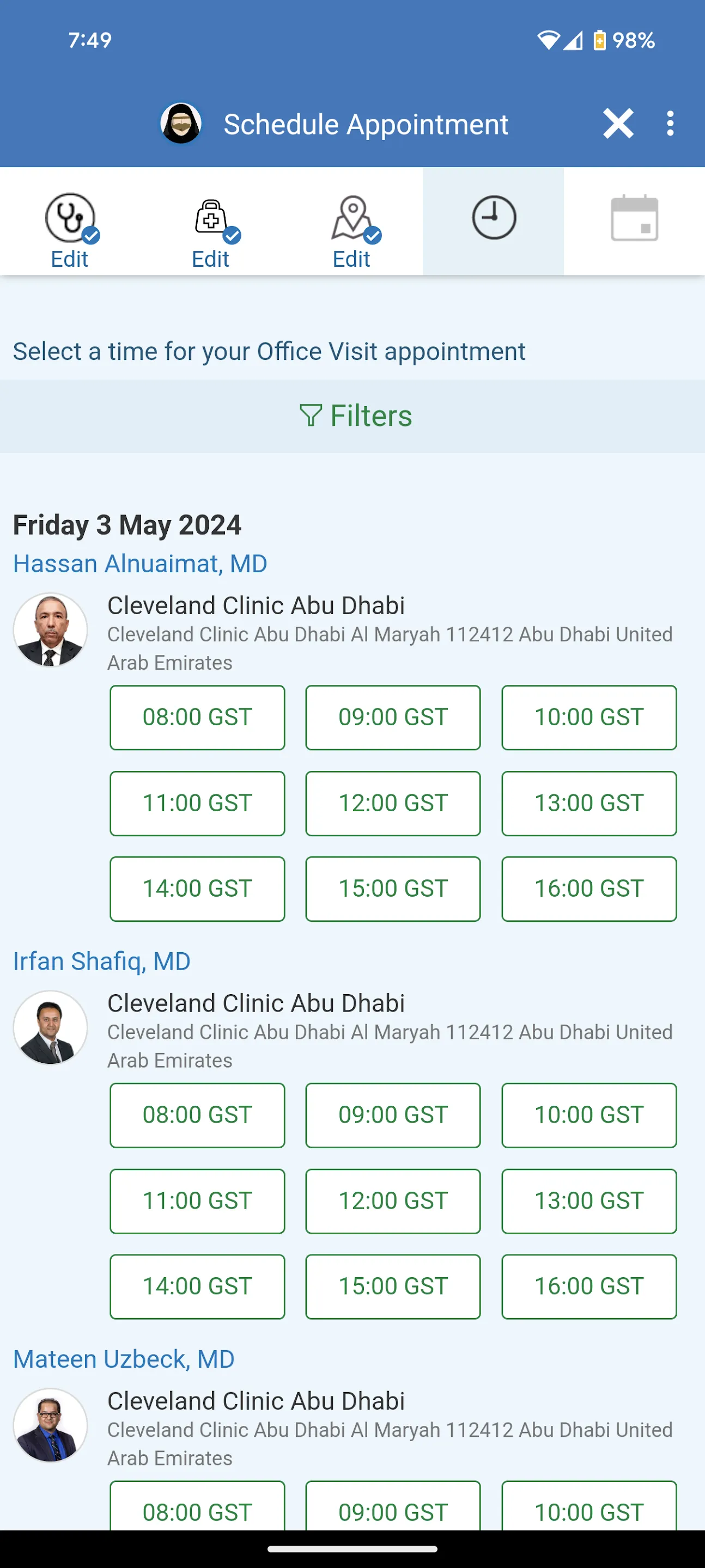 Cleveland Clinic Abu Dhabi | Indus Appstore | Screenshot