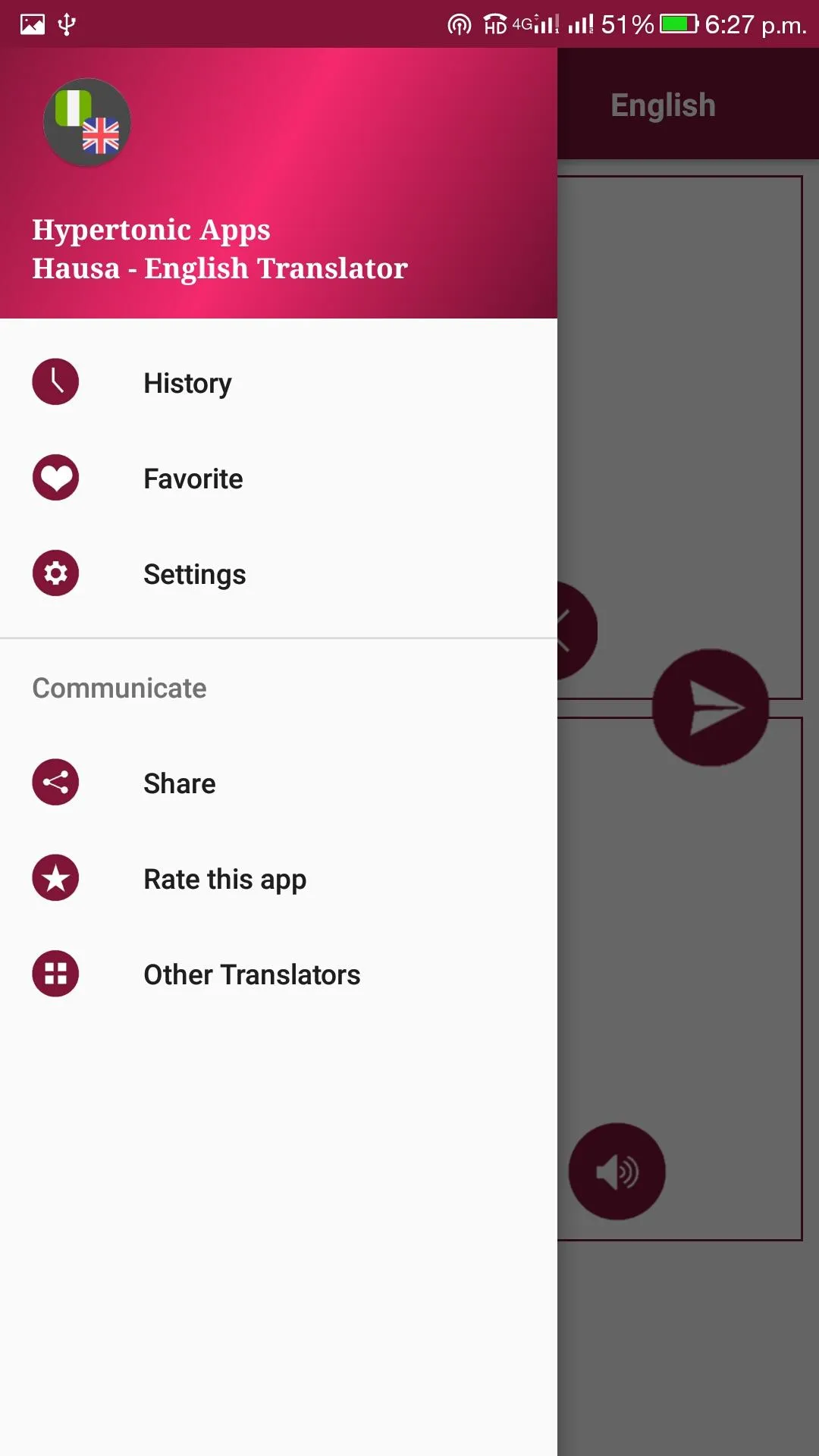 Hausa - English Translator | Indus Appstore | Screenshot