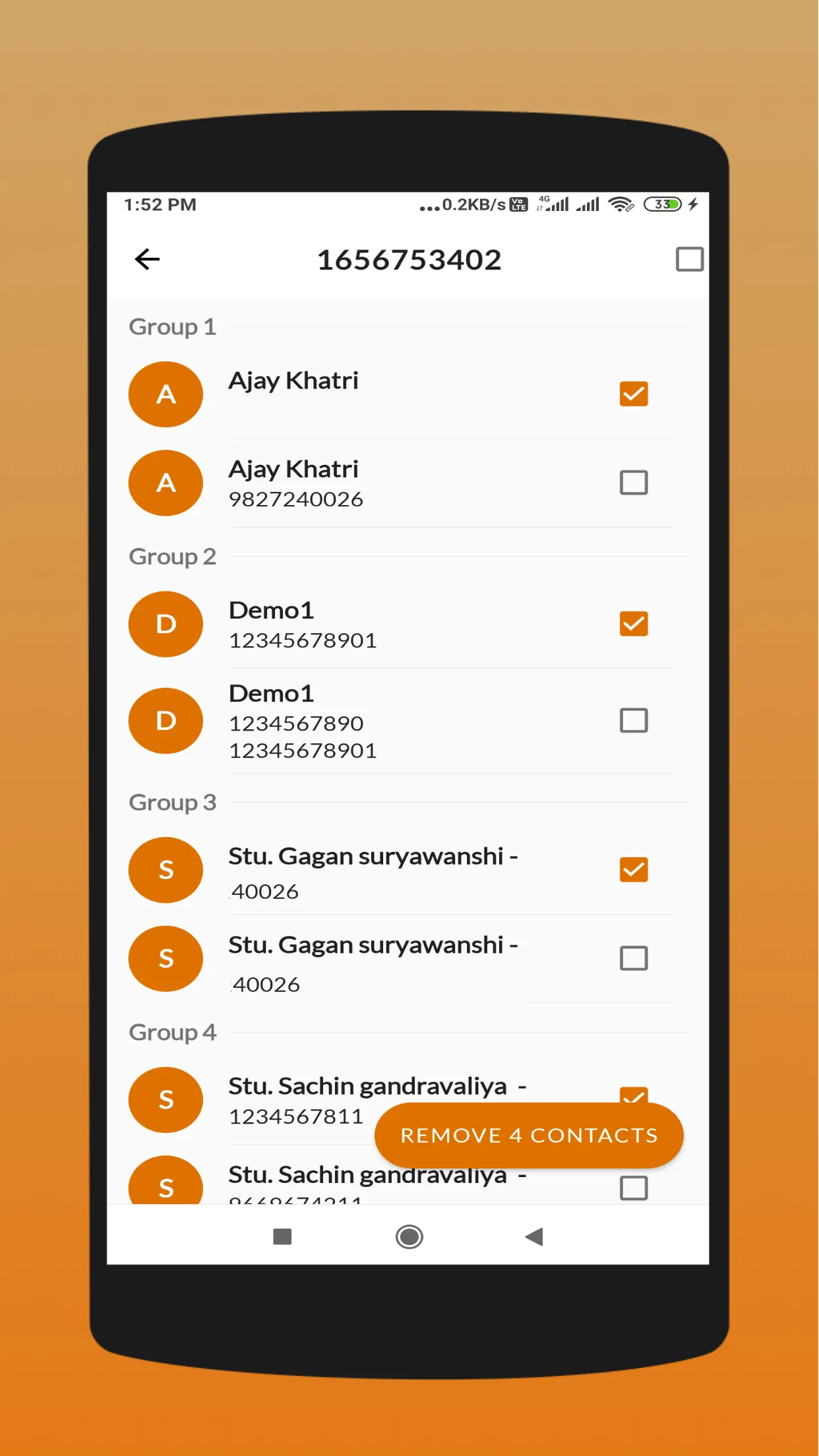 Duplicate Contacts Remover - C | Indus Appstore | Screenshot