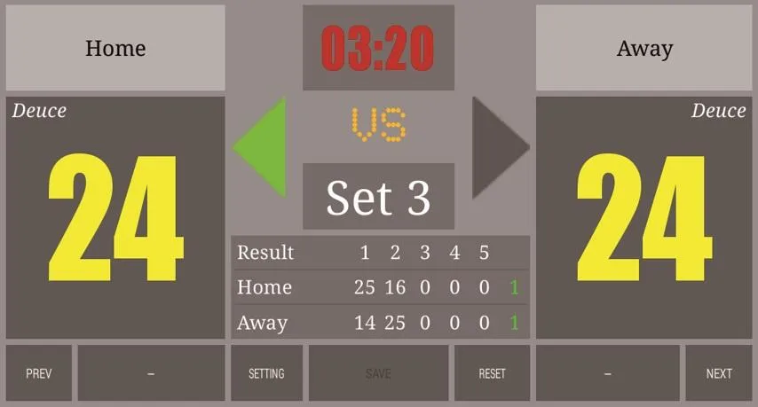 Scoreboard : Volley Ball | Indus Appstore | Screenshot