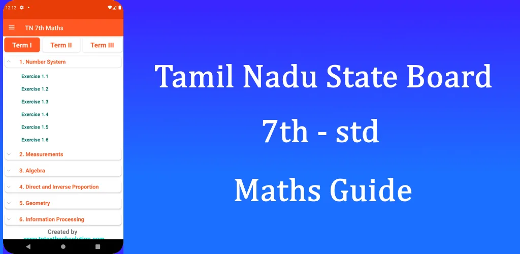 TN 7th Maths Guide | Indus Appstore | Screenshot