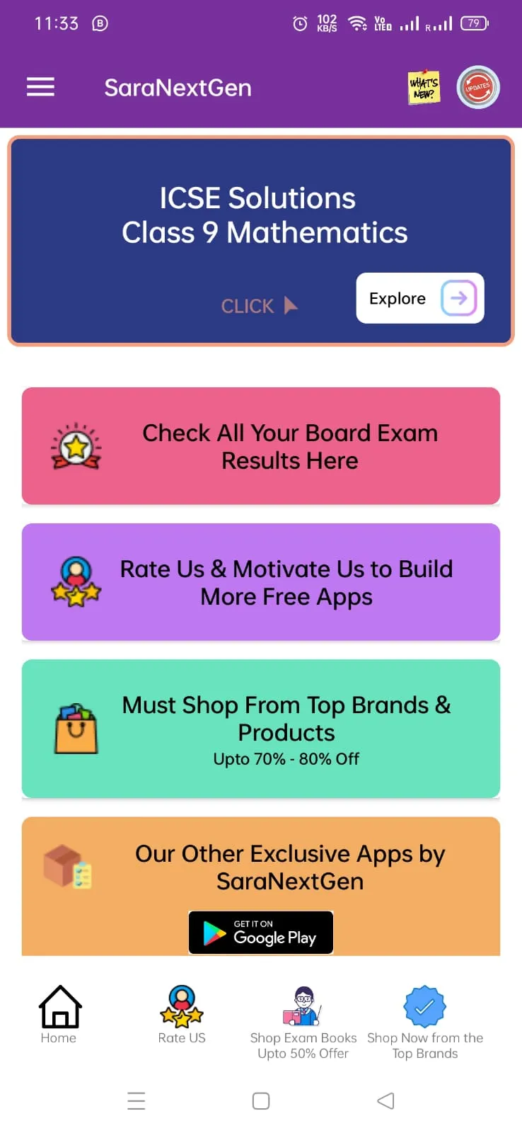 ICSE Solutions Class 9 Maths | Indus Appstore | Screenshot