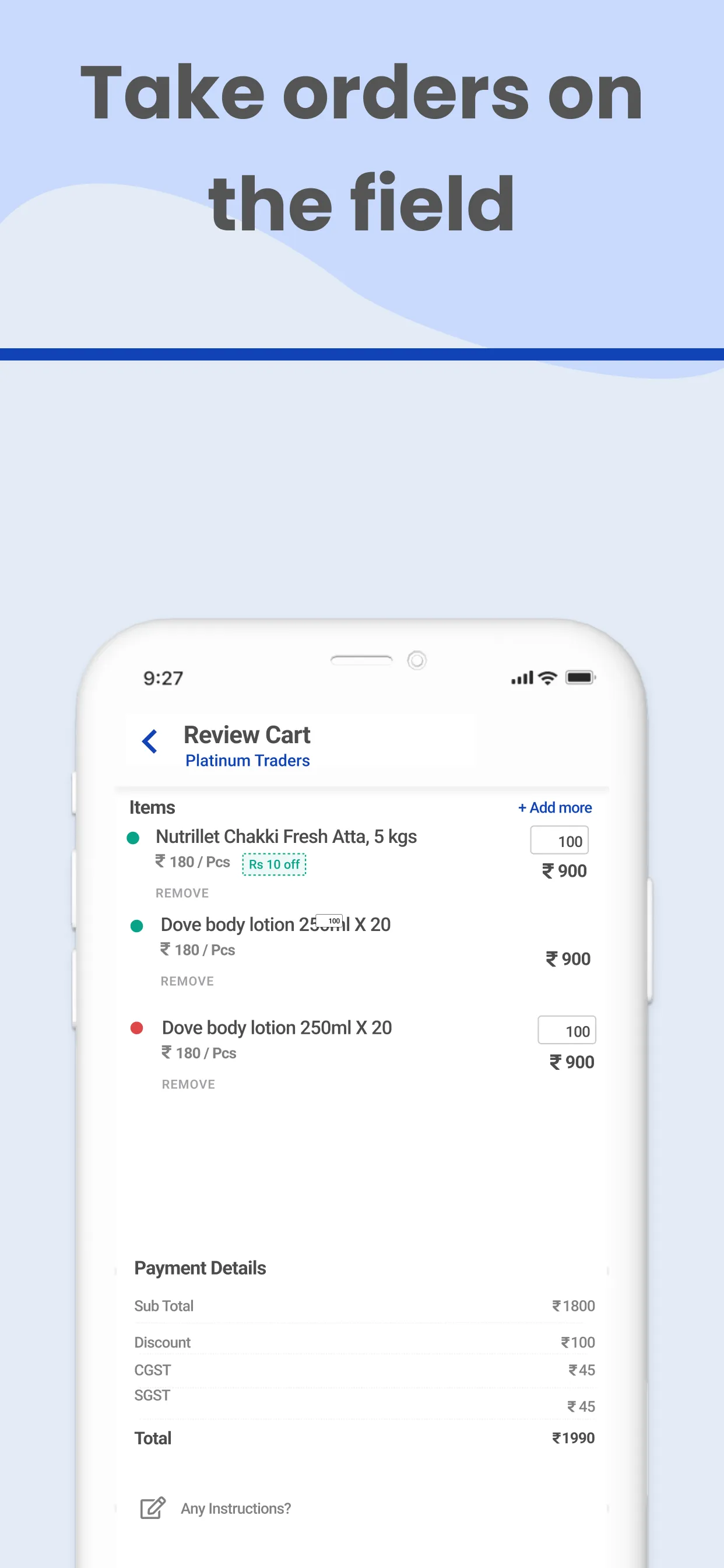 Salesman Order App | Indus Appstore | Screenshot