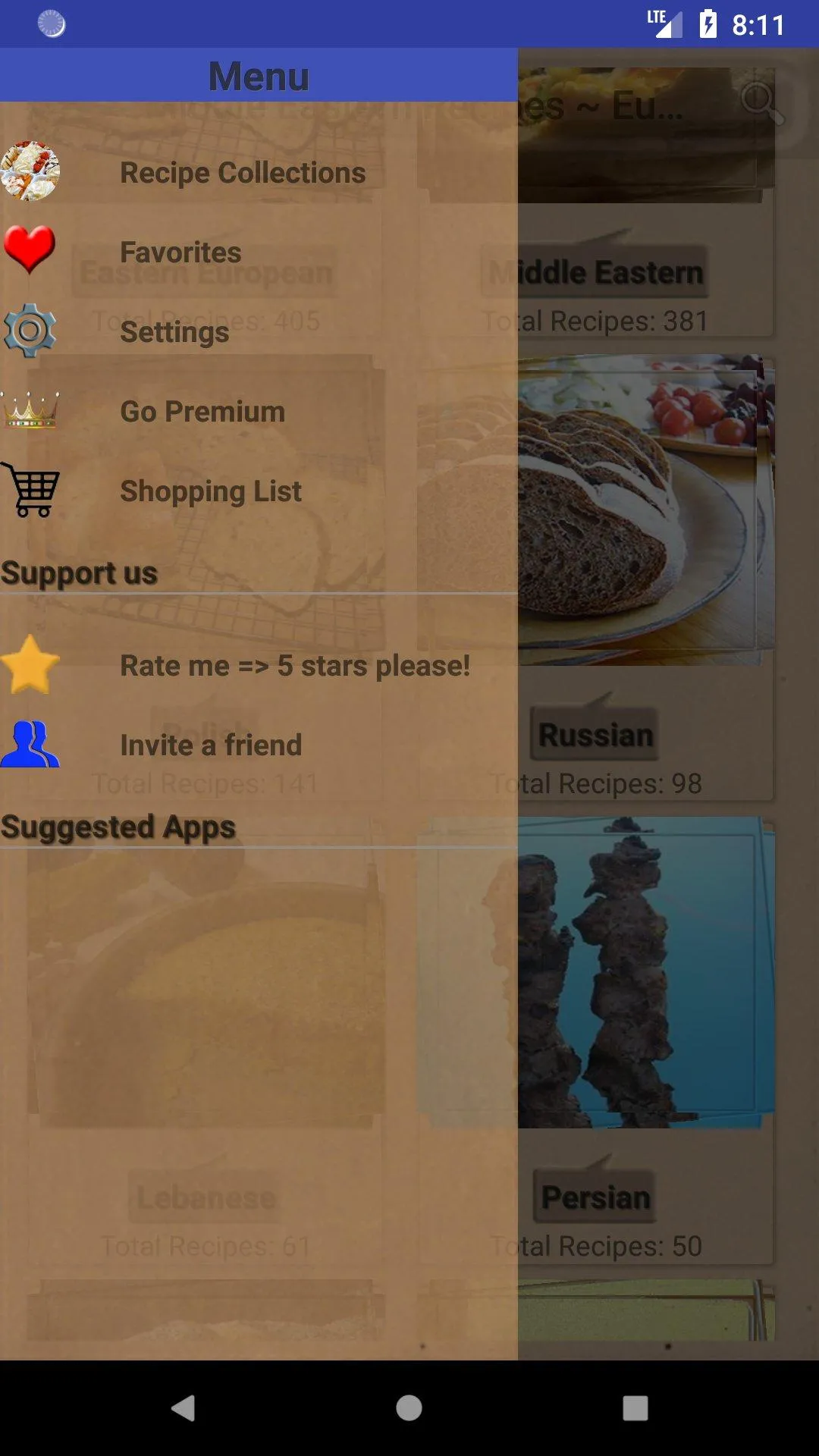 Middle Eastern Recipes | Indus Appstore | Screenshot