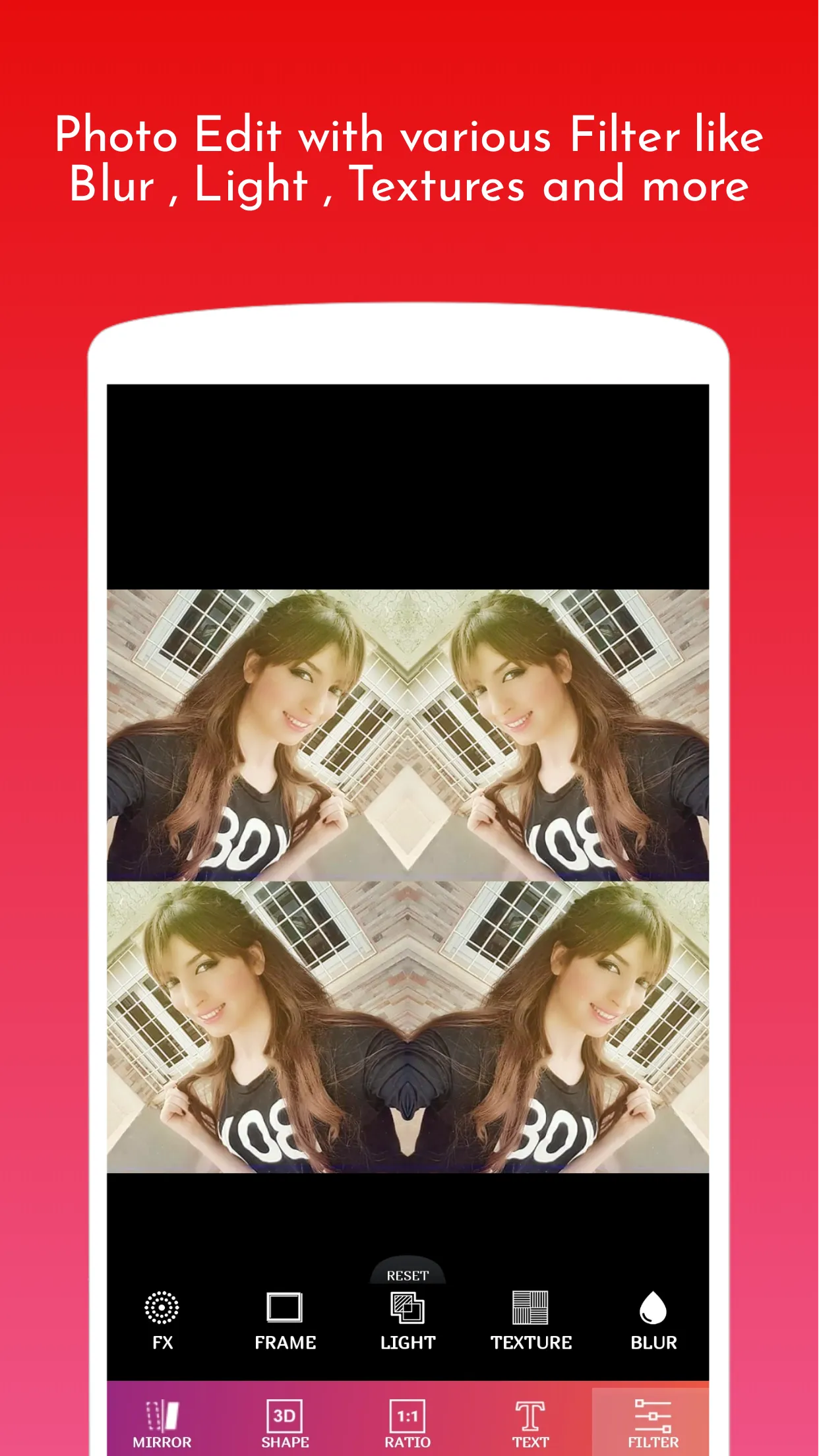 Mirror Effect Photo Editor | Indus Appstore | Screenshot