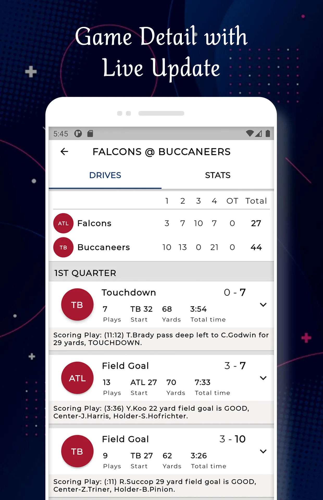 Atlanta - Football Live Score | Indus Appstore | Screenshot