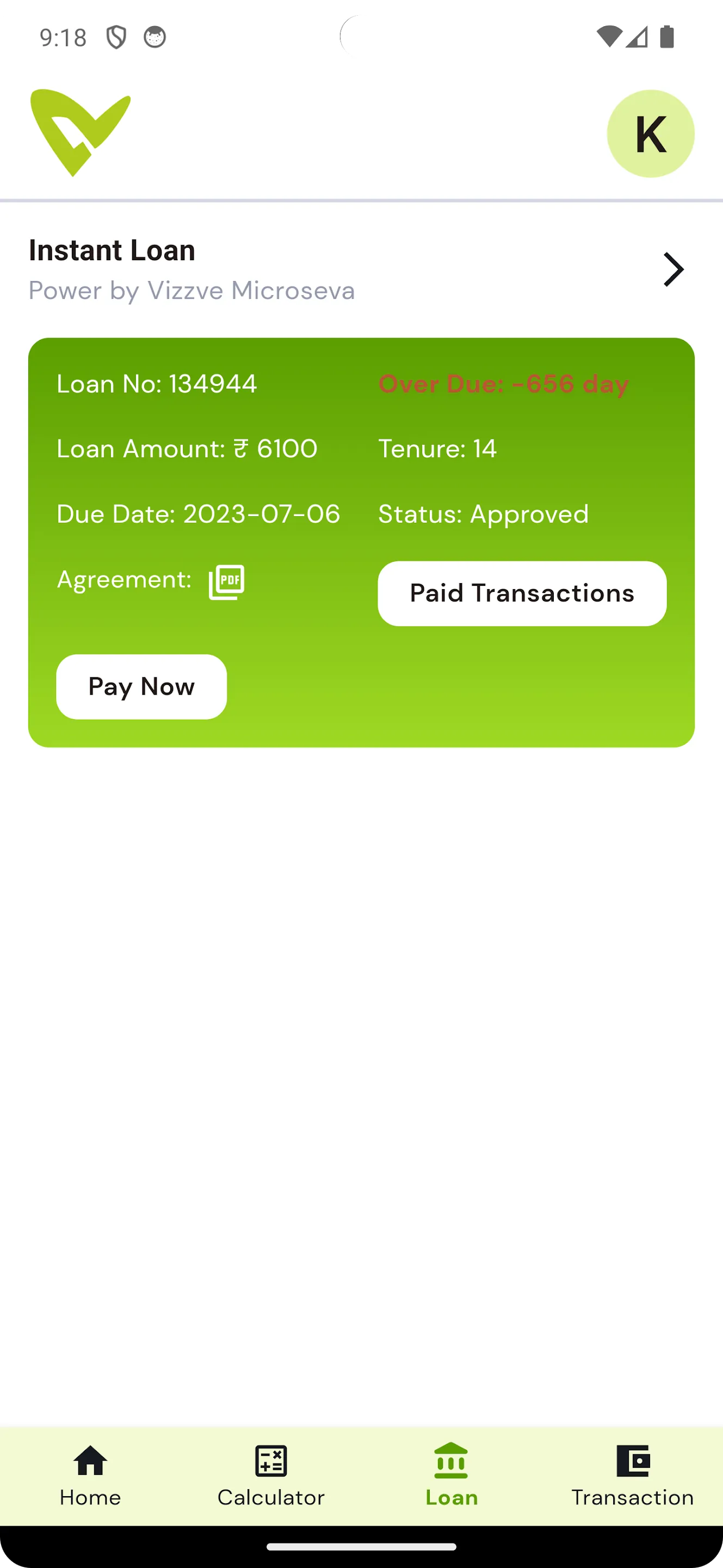 Vizzve instant loan app | Indus Appstore | Screenshot