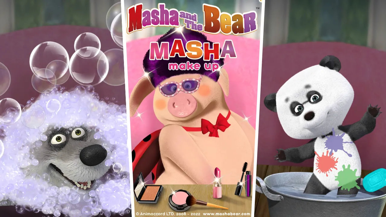 Masha and the Bear: Salon Game | Indus Appstore | Screenshot