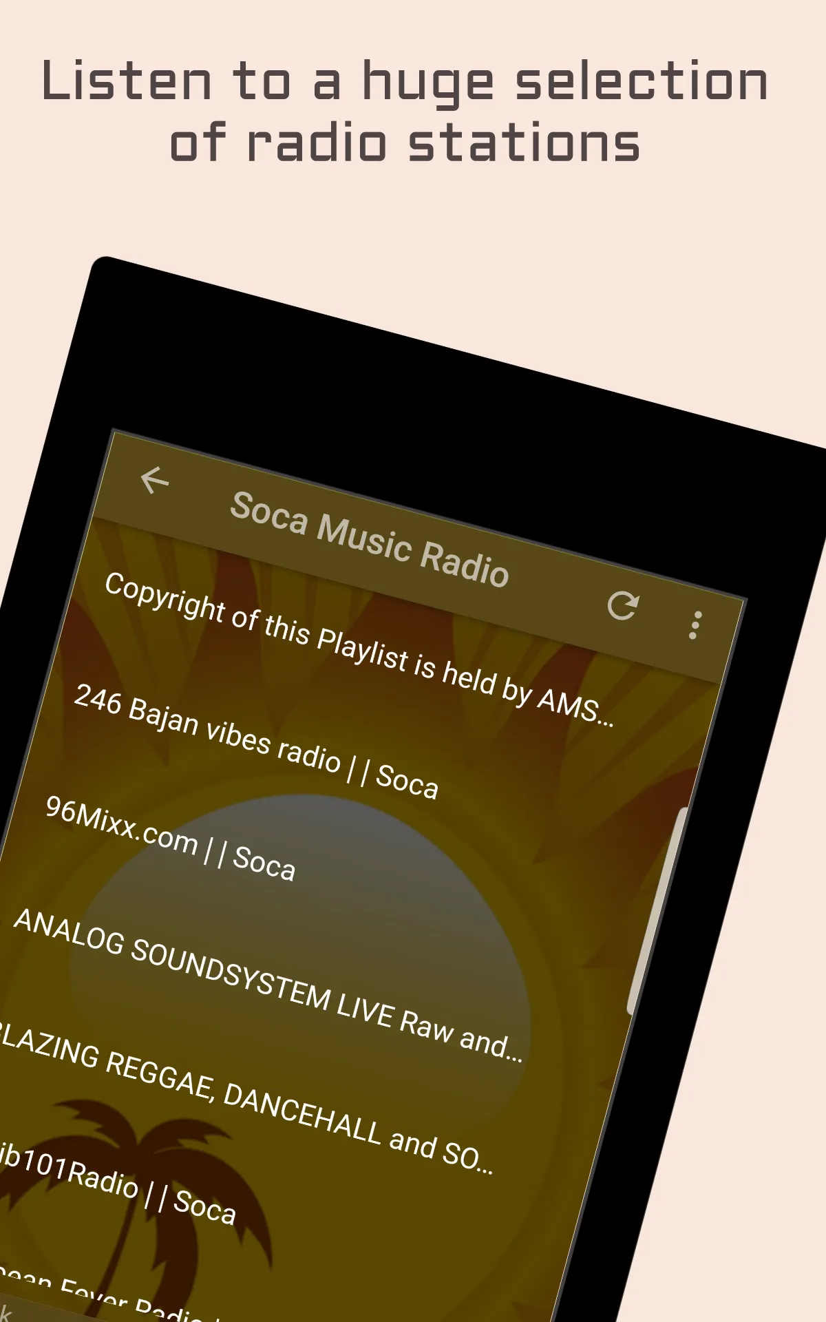 Soca Music Radio Stations | Indus Appstore | Screenshot