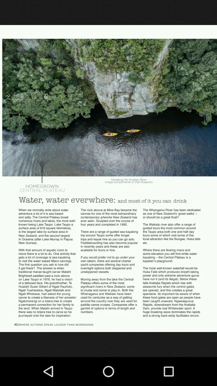 Adventure Magazine | Indus Appstore | Screenshot