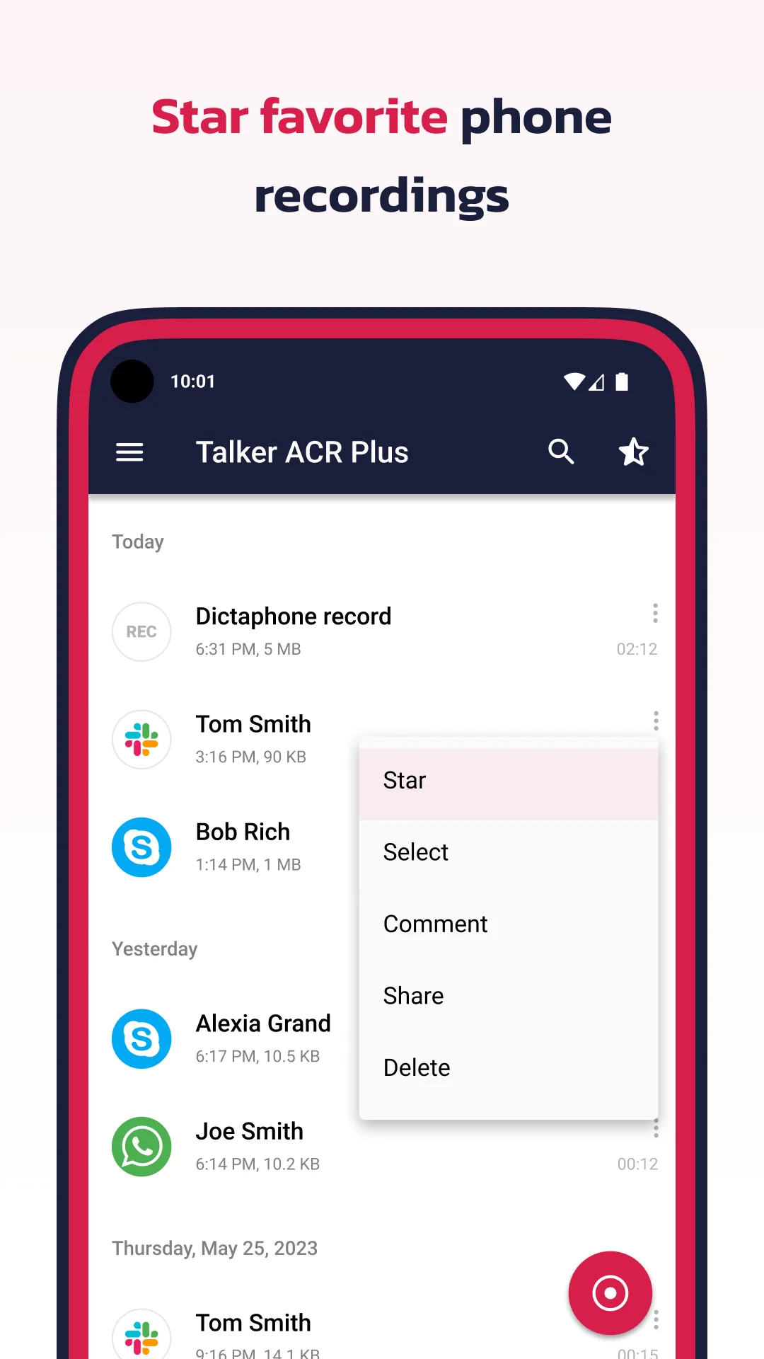 Call Recorder: Talker ACR Plus | Indus Appstore | Screenshot