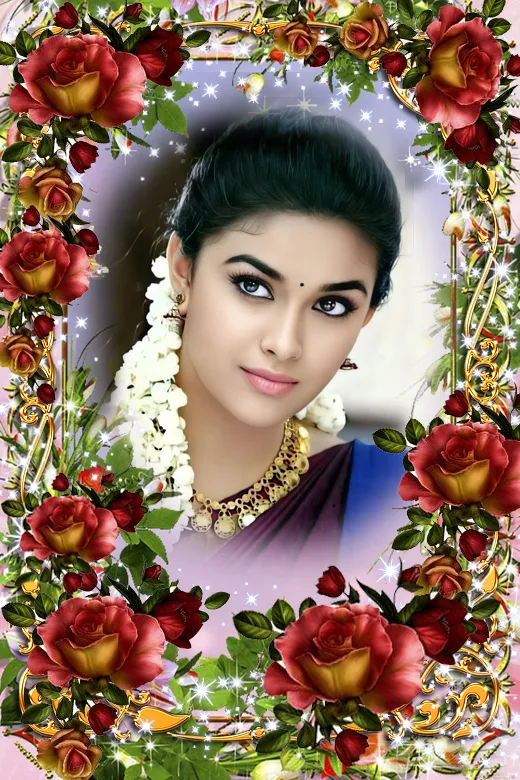 Rose flower photo frame | Indus Appstore | Screenshot