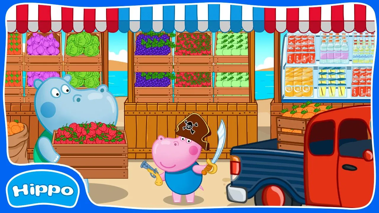 Cafe Hippo: Kids cooking game | Indus Appstore | Screenshot