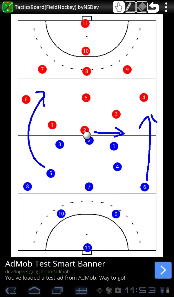 Tacticsboard(FieldHockey) byNS | Indus Appstore | Screenshot