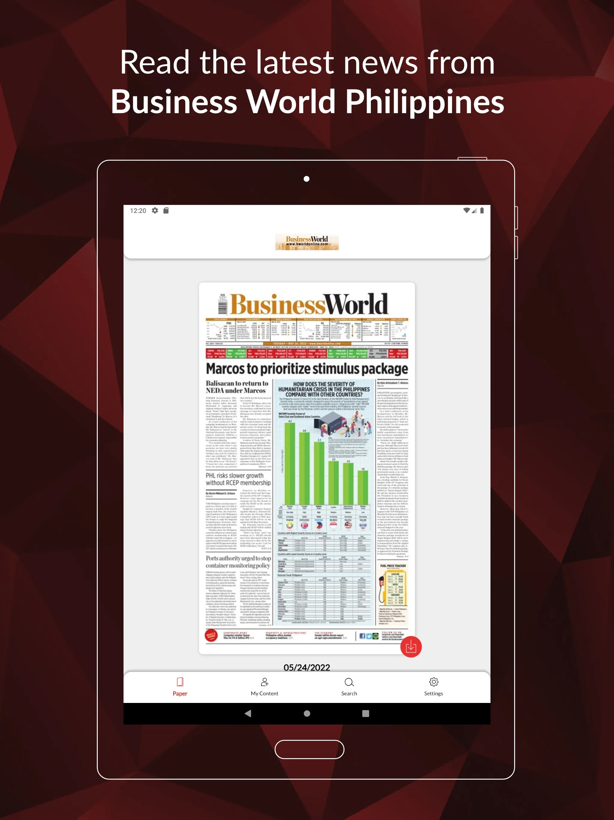 BusinessWorld Philippines | Indus Appstore | Screenshot