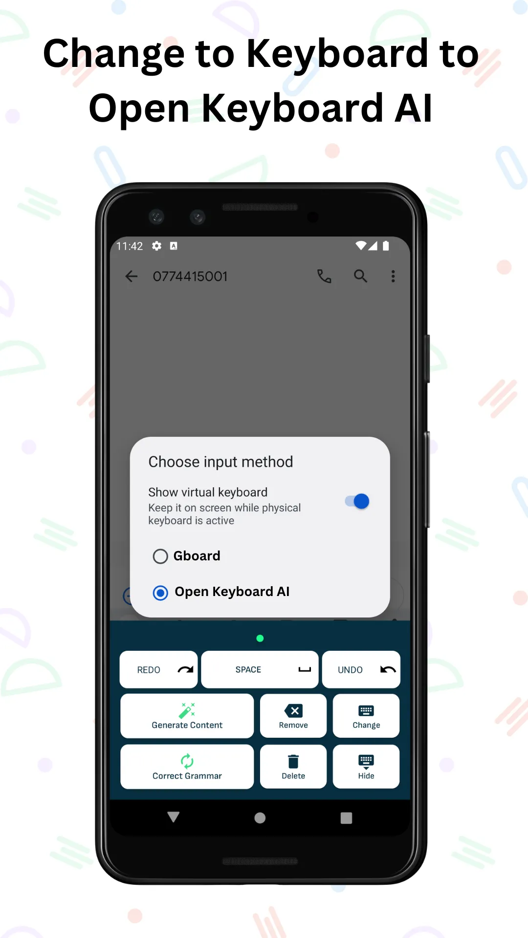 Open Keyboard AI | Indus Appstore | Screenshot