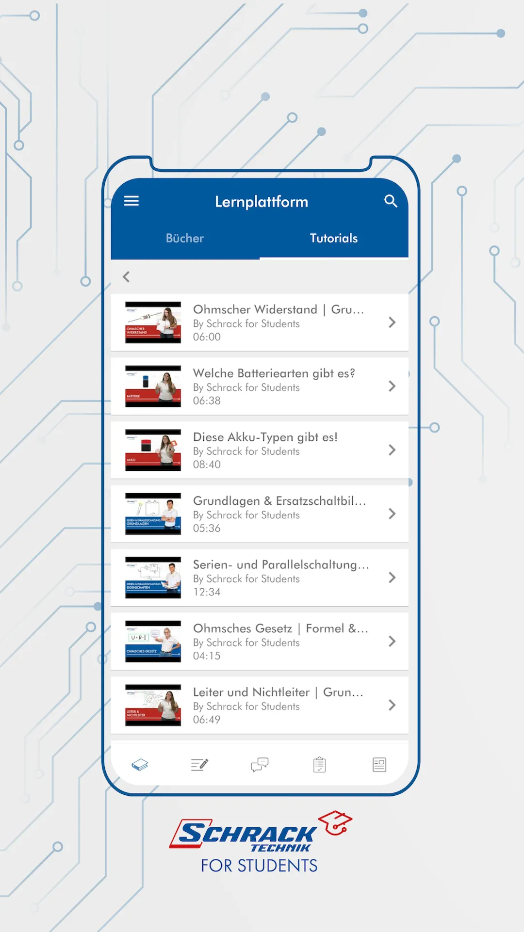 Schrack for Students | Indus Appstore | Screenshot