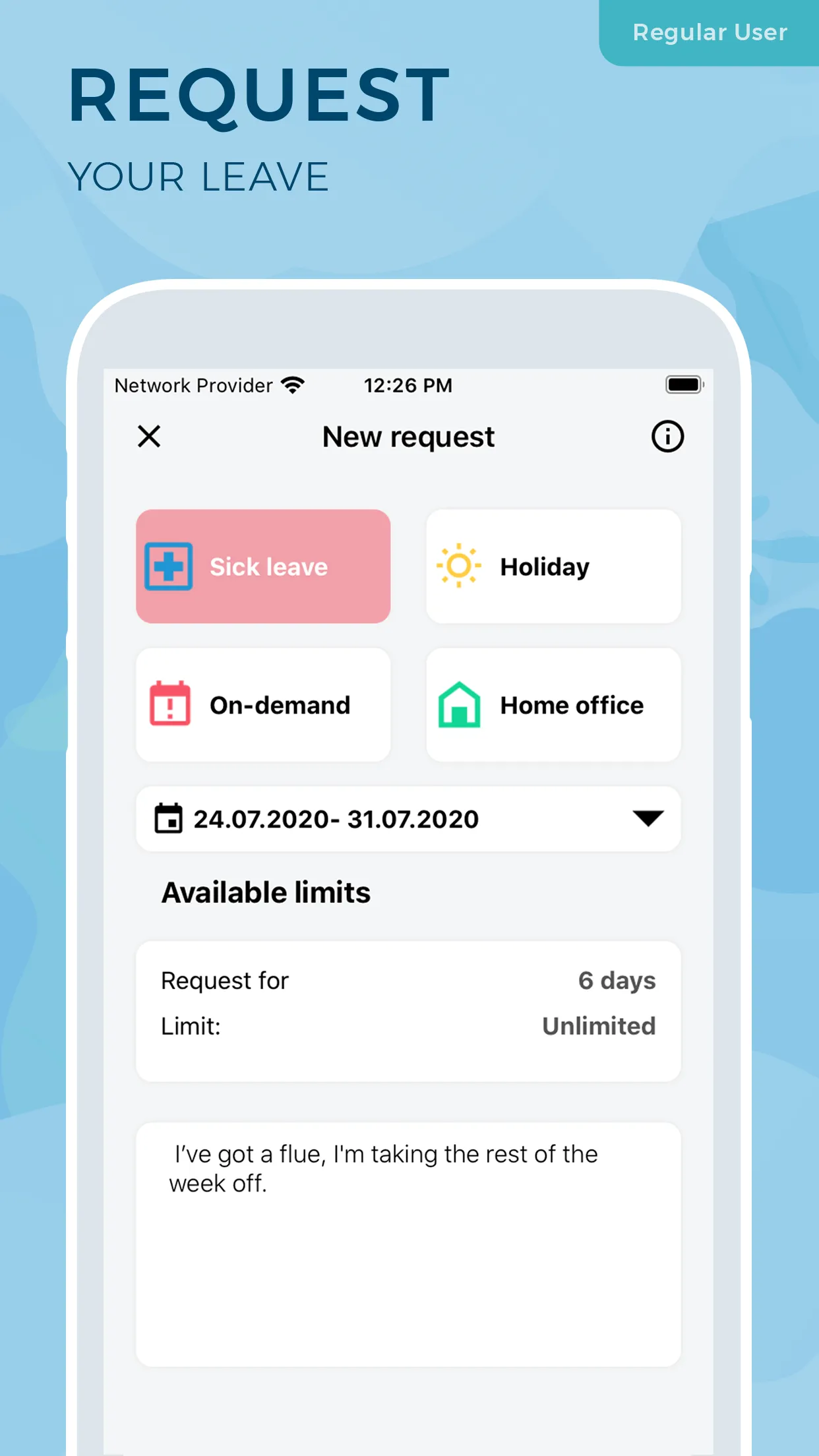 FreeQuest Leave Tracking | Indus Appstore | Screenshot