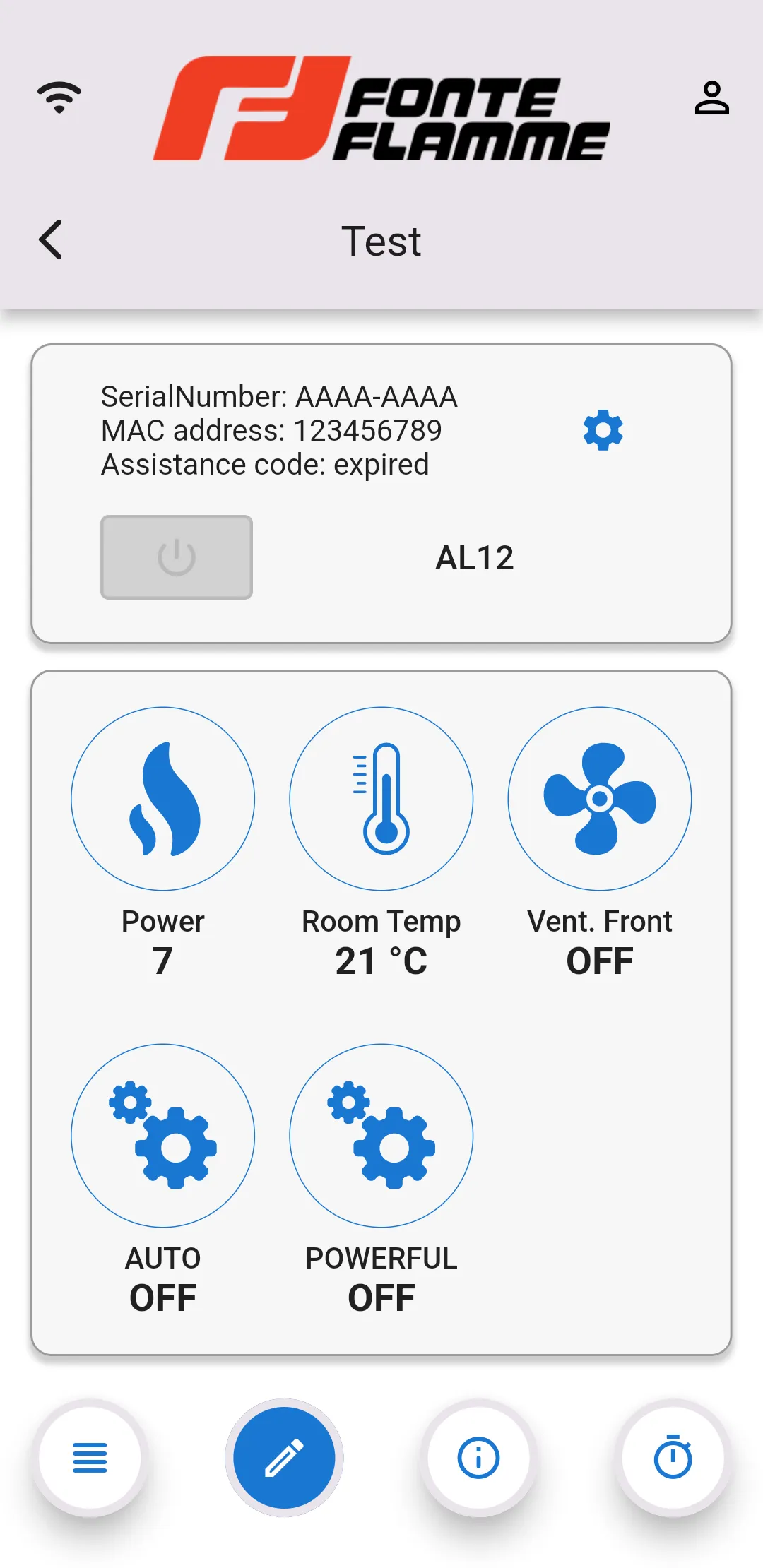 Fonte Flamme contrôle 1 | Indus Appstore | Screenshot