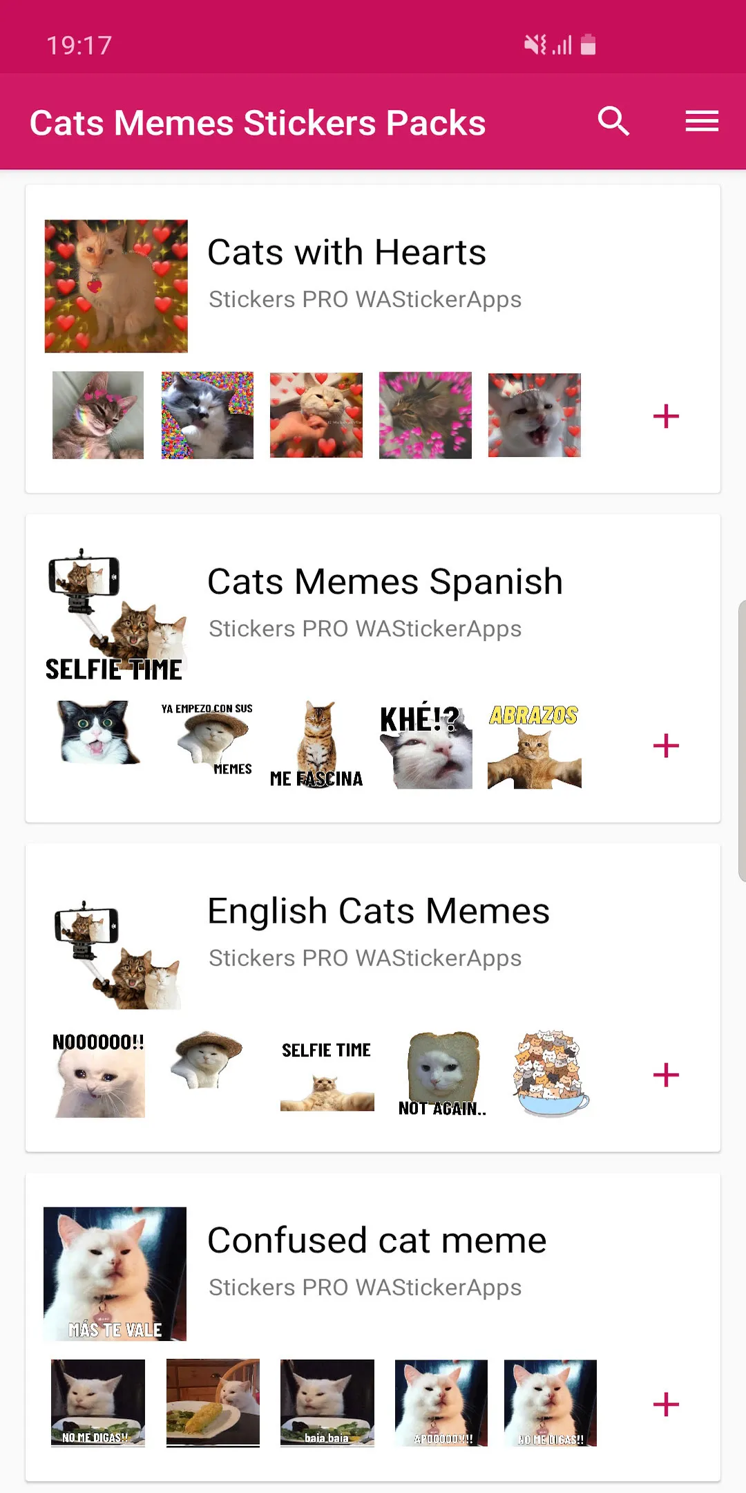 Cat Memes Stickers WASticker | Indus Appstore | Screenshot