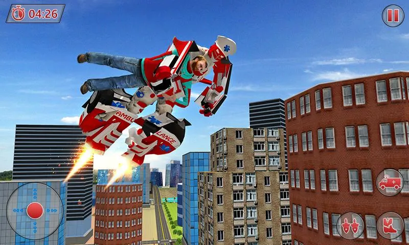 Ambulance Robot City Rescue | Indus Appstore | Screenshot