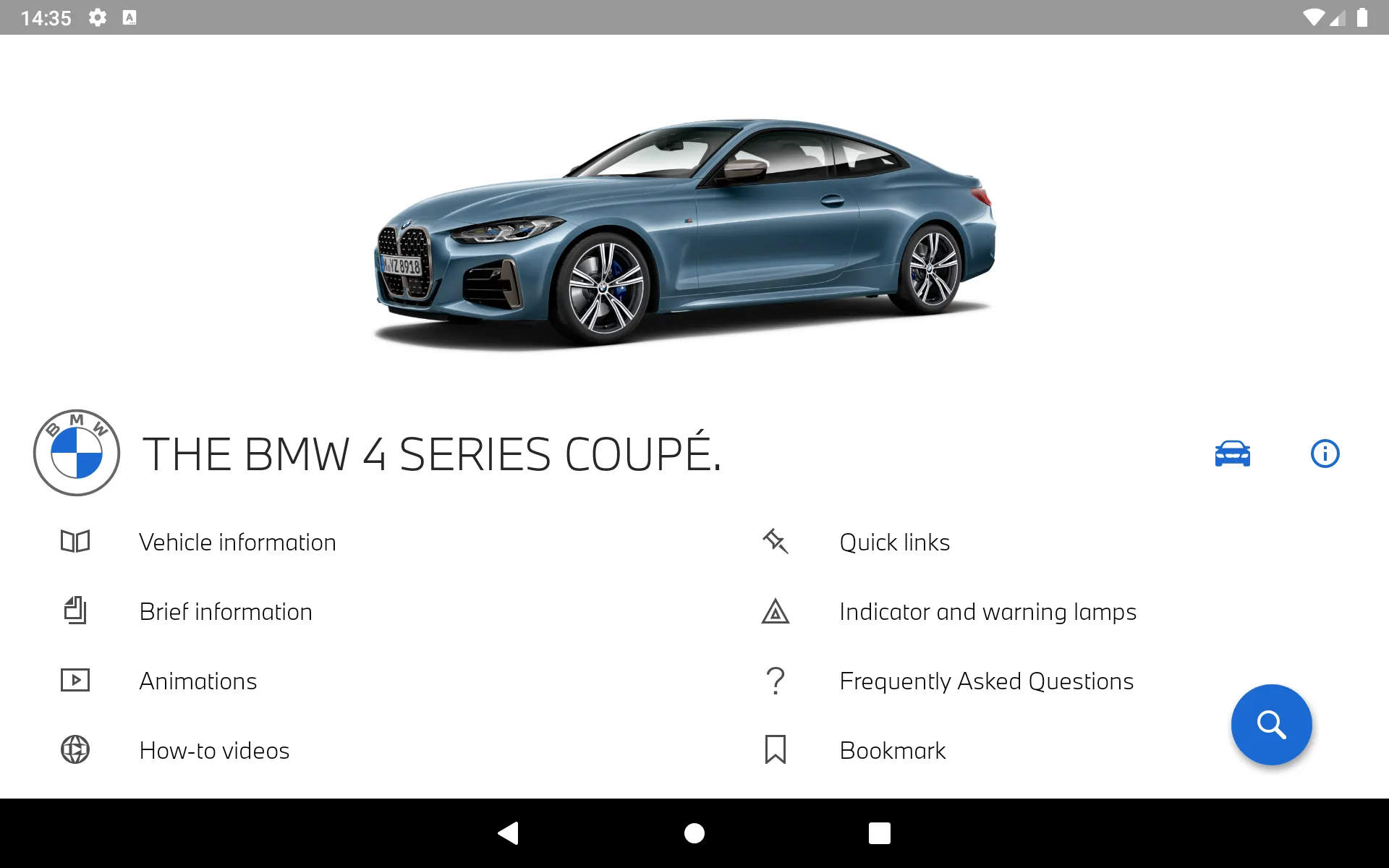 BMW Driver's Guide | Indus Appstore | Screenshot