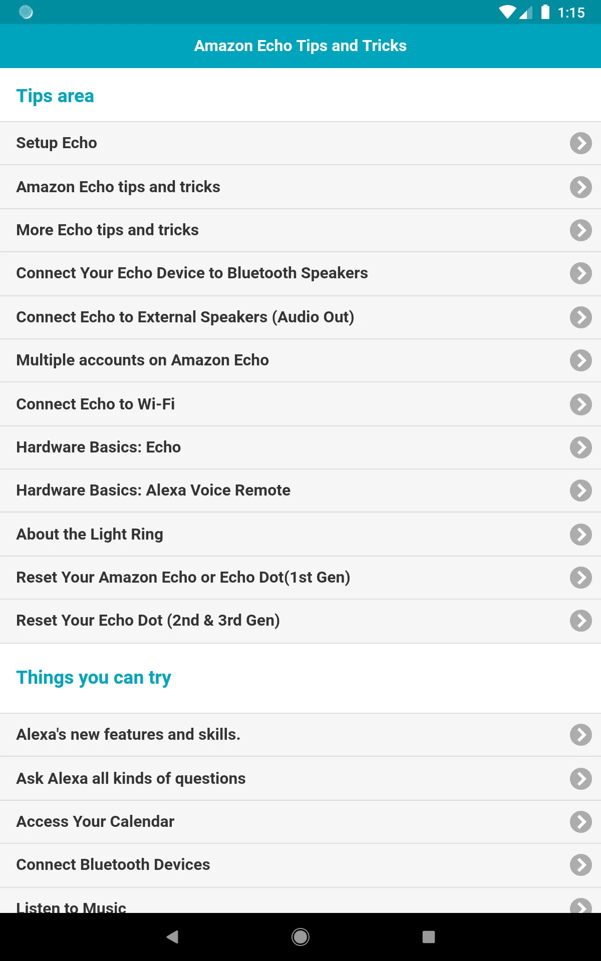 Tips for Amazon Echo | Indus Appstore | Screenshot