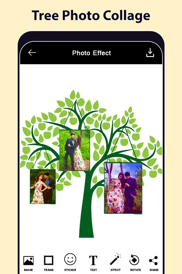 Tree Photo Frames & Collage | Indus Appstore | Screenshot