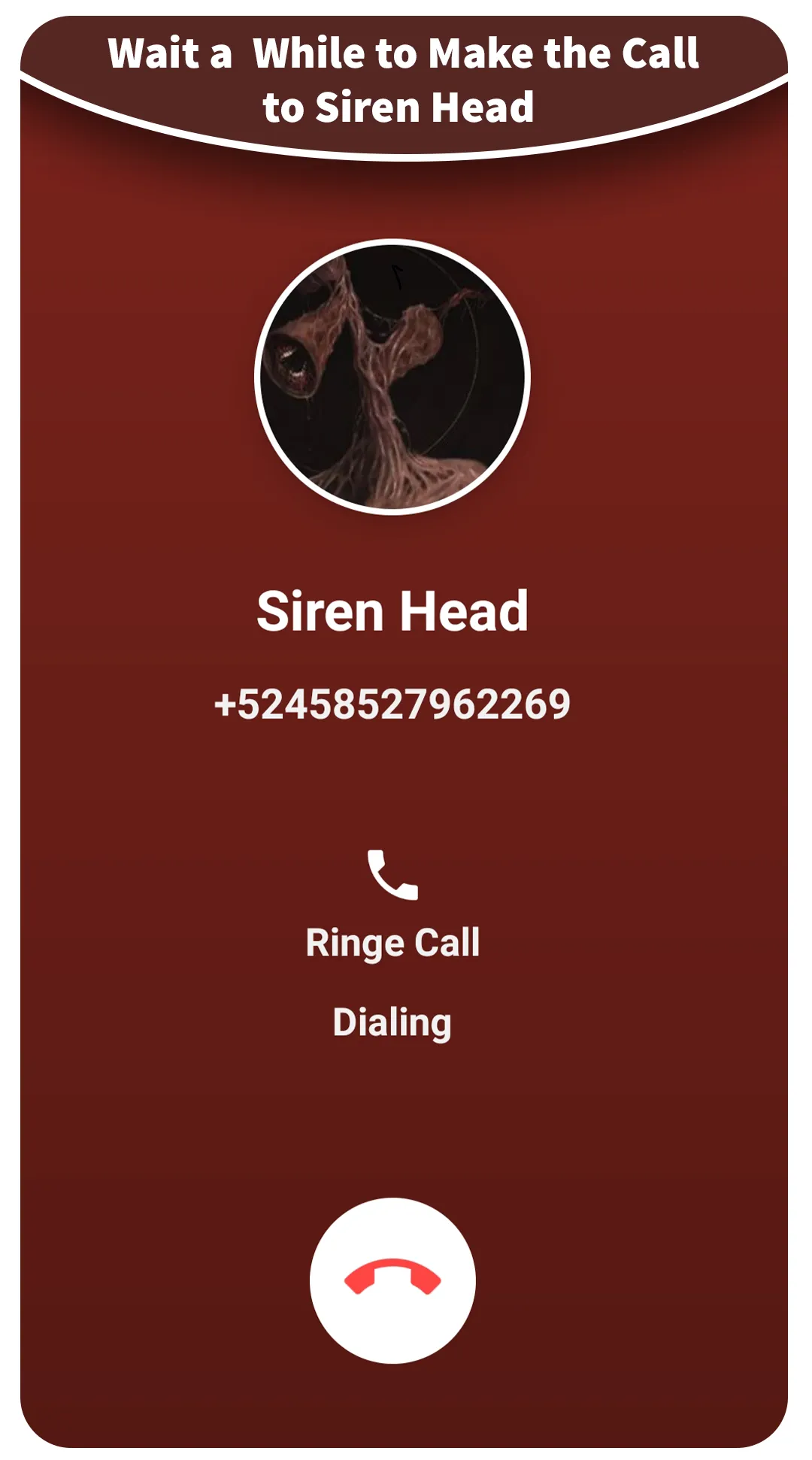 fake call chat with Siren Head | Indus Appstore | Screenshot