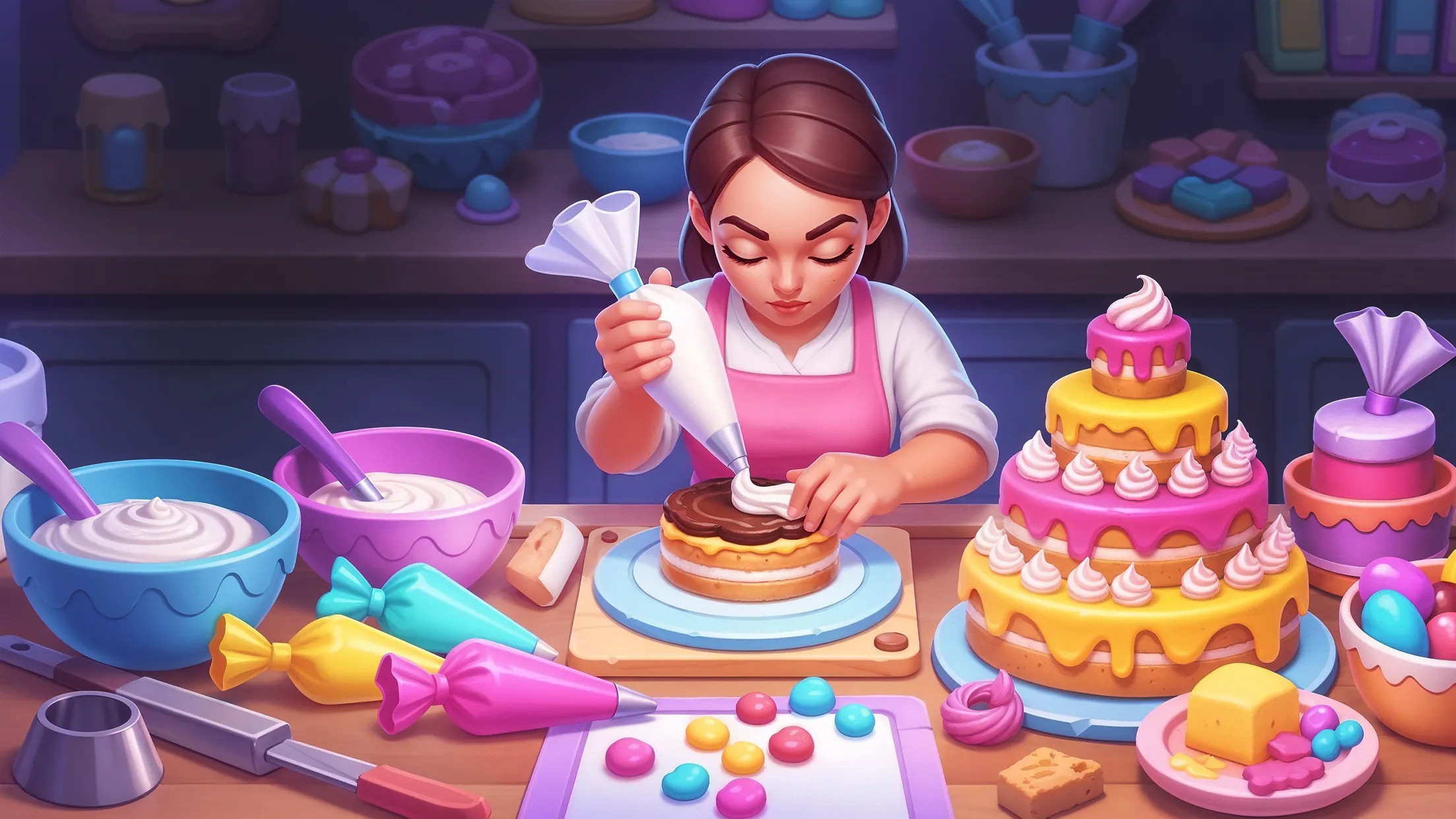 Cake Maker Fun Cooking Games | Indus Appstore | Screenshot