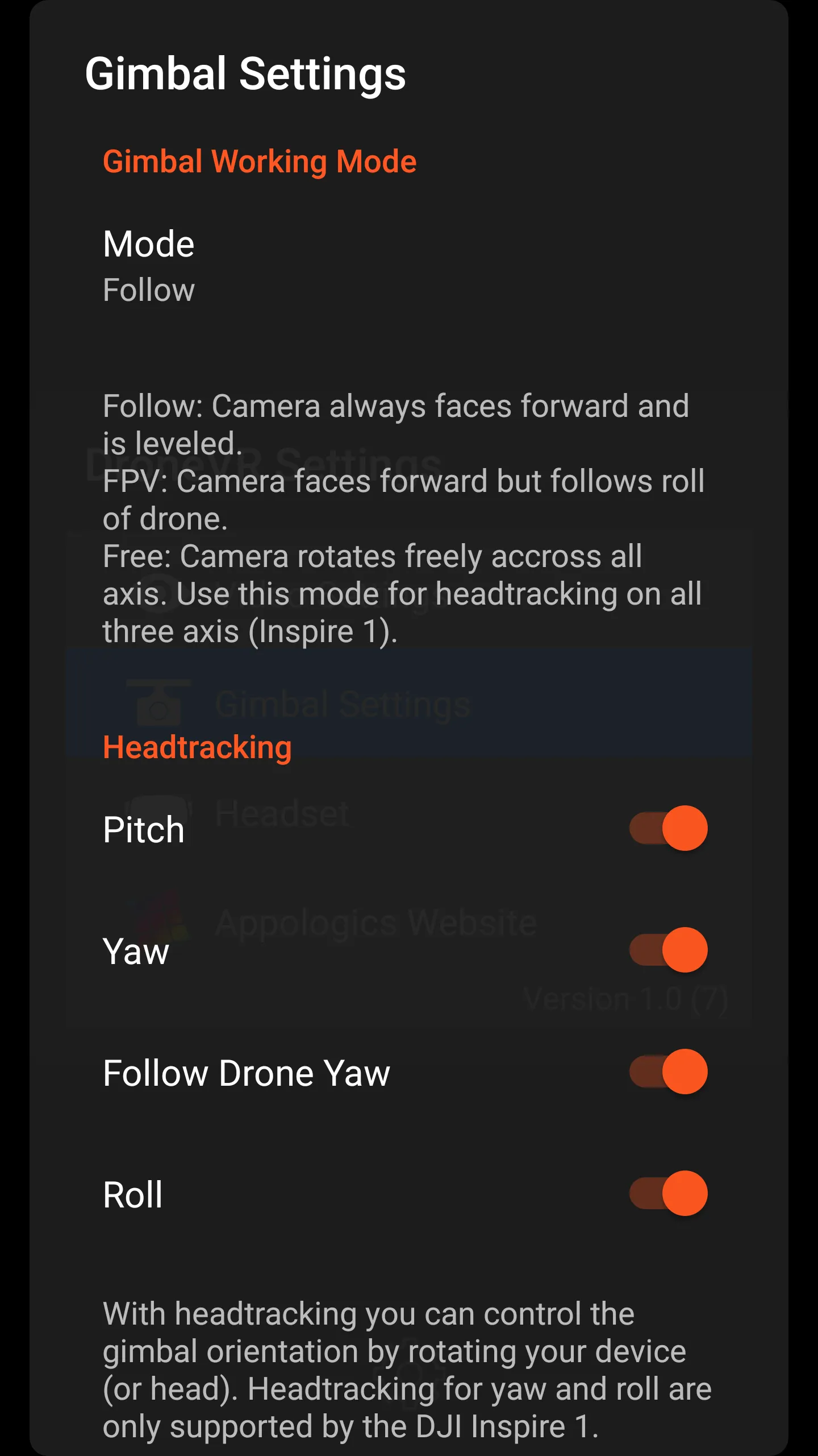 DroneVR+ FPV for DJI Drones | Indus Appstore | Screenshot