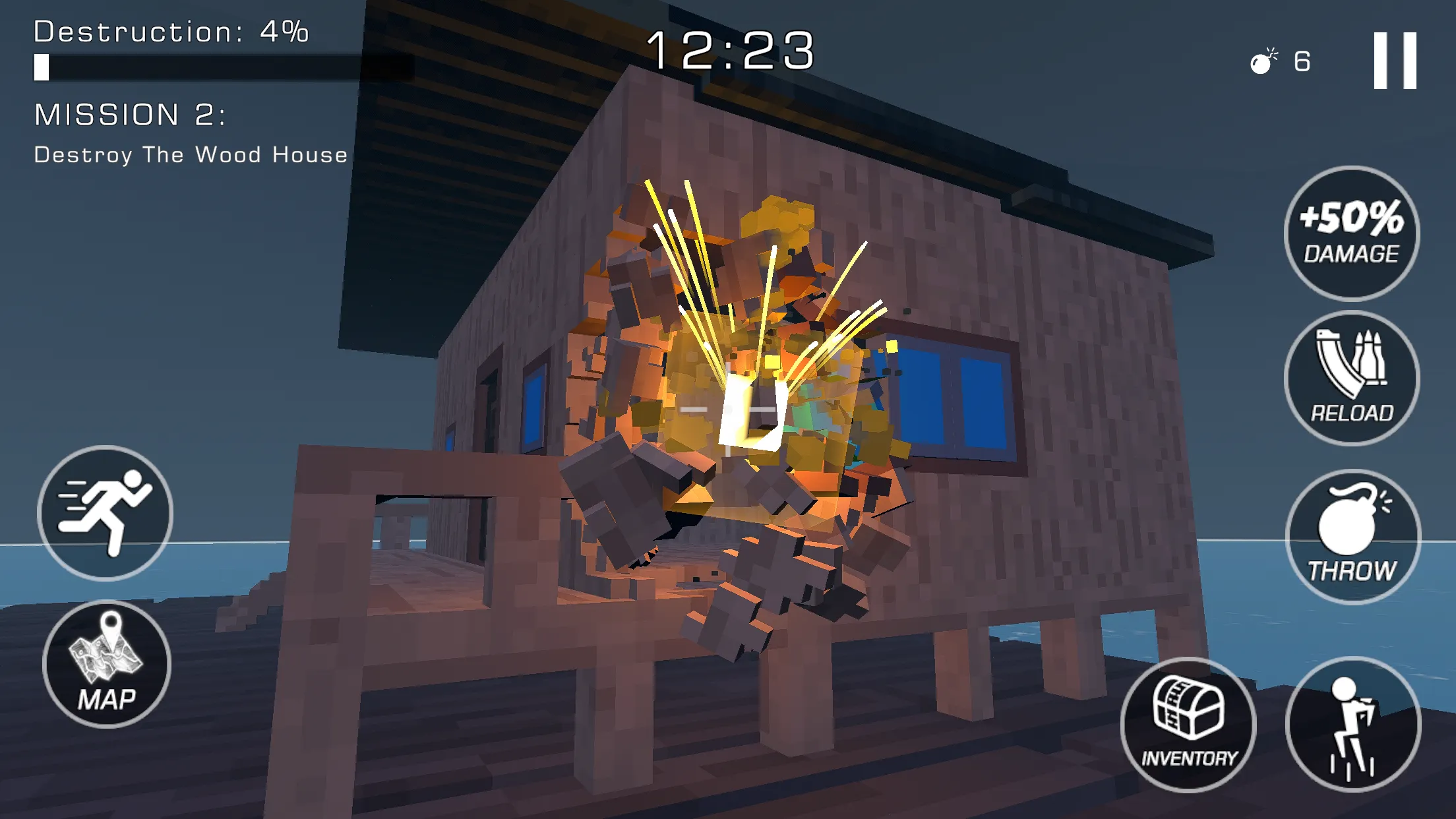 Pixel Destruction Simulator 3D | Indus Appstore | Screenshot