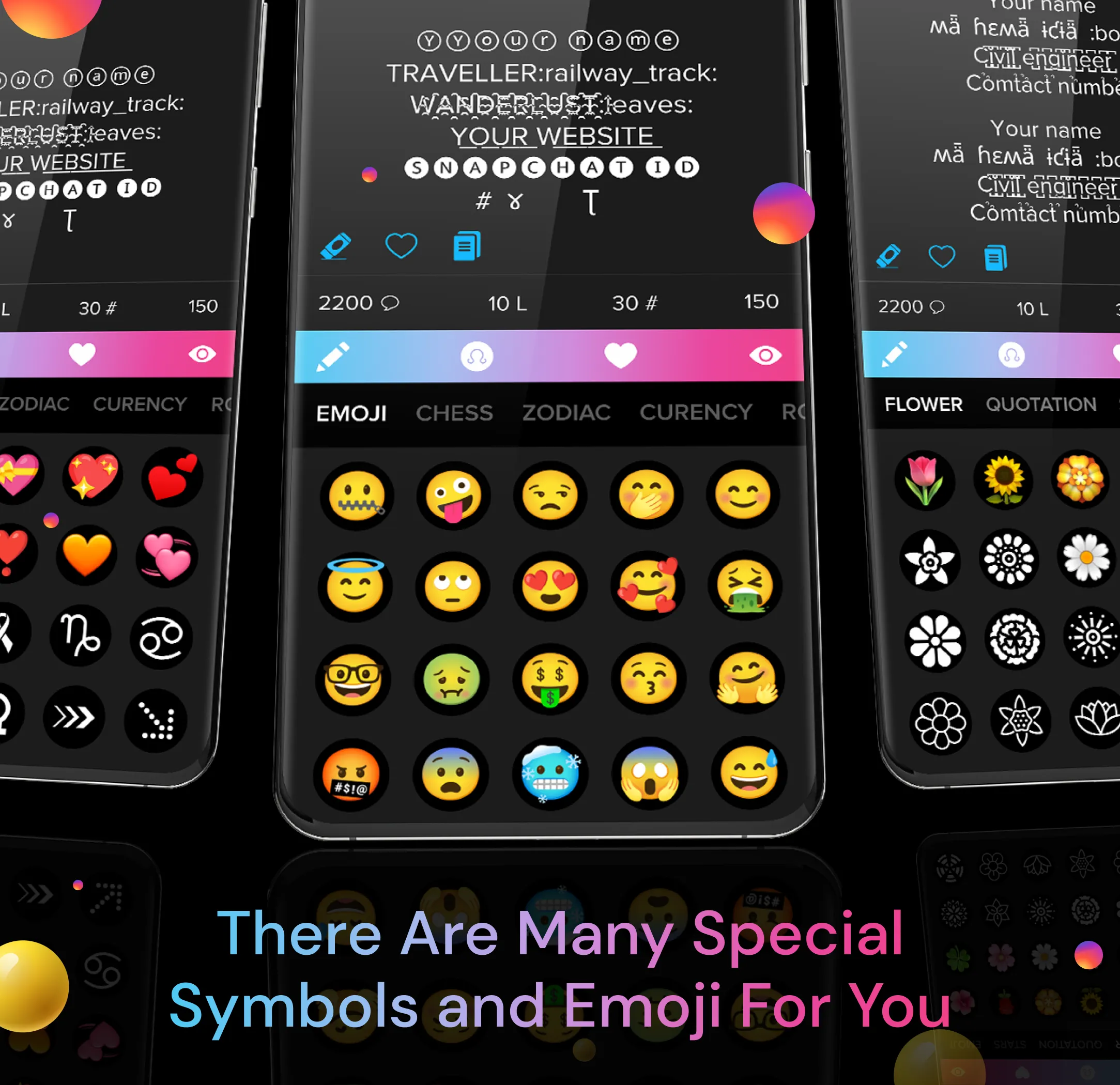 Fonts: Emojis, Symbols | Indus Appstore | Screenshot